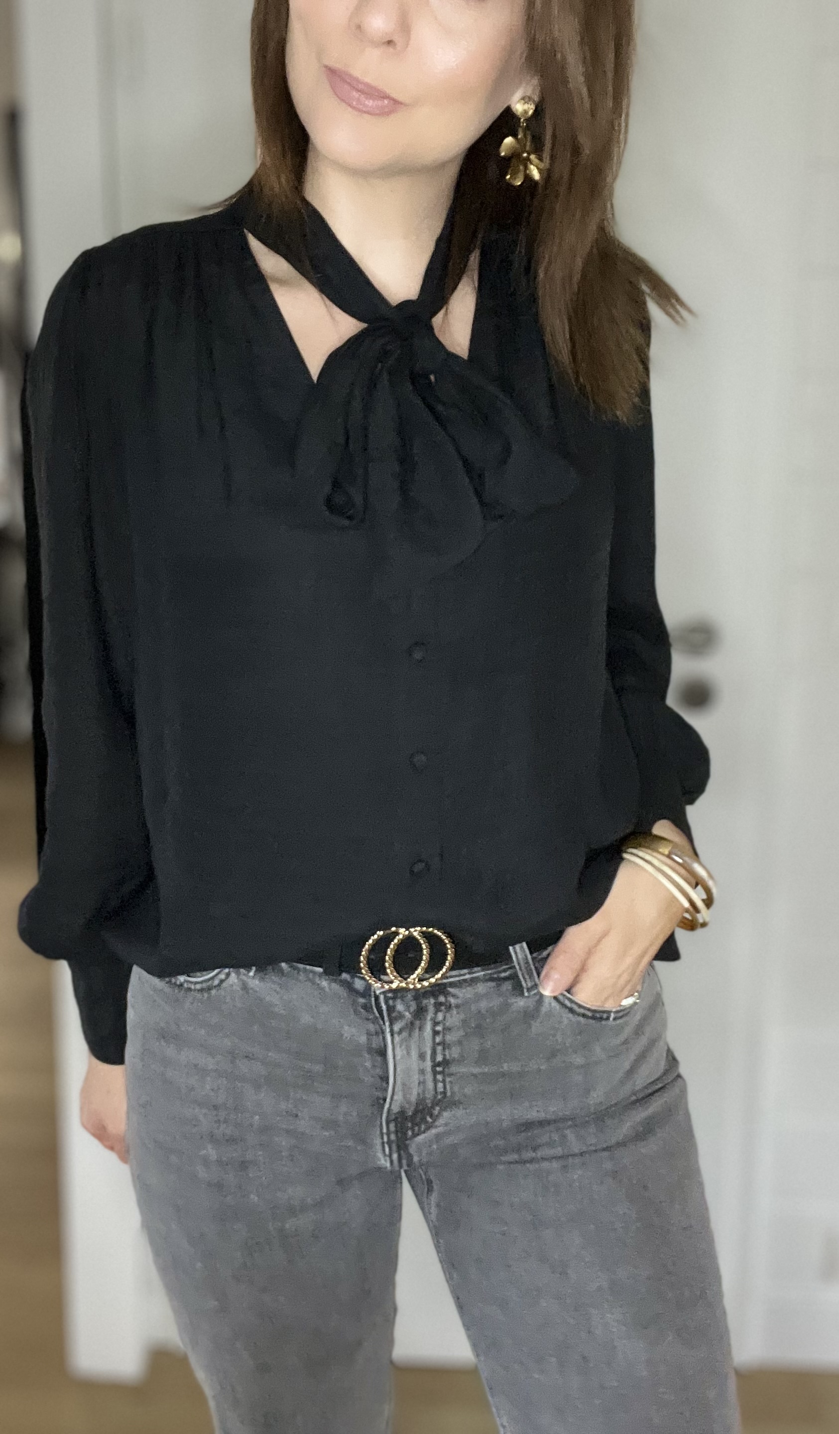 Blouse Zélie Noir – Image 3