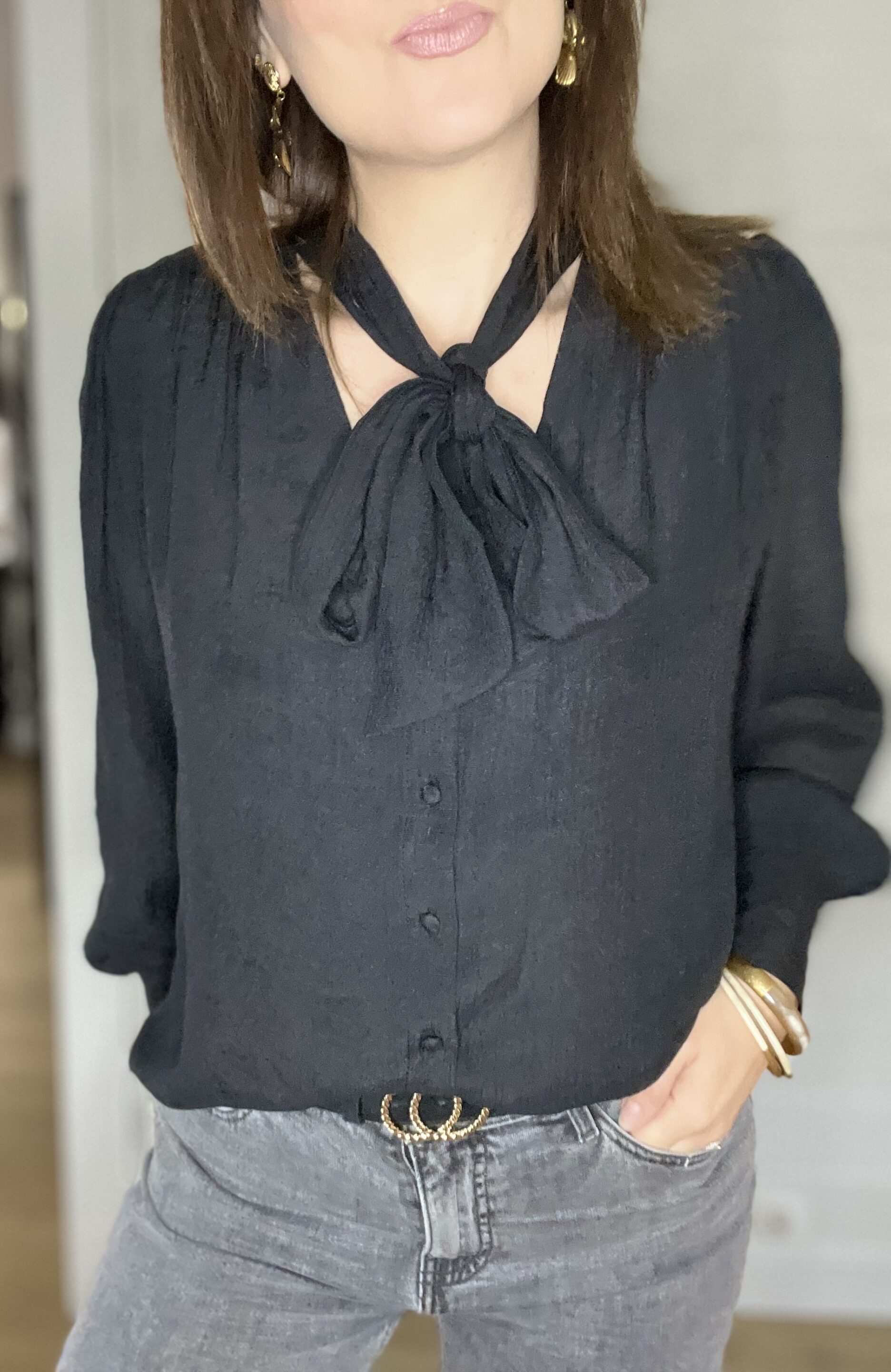 Blouse Zélie Noir – Image 4