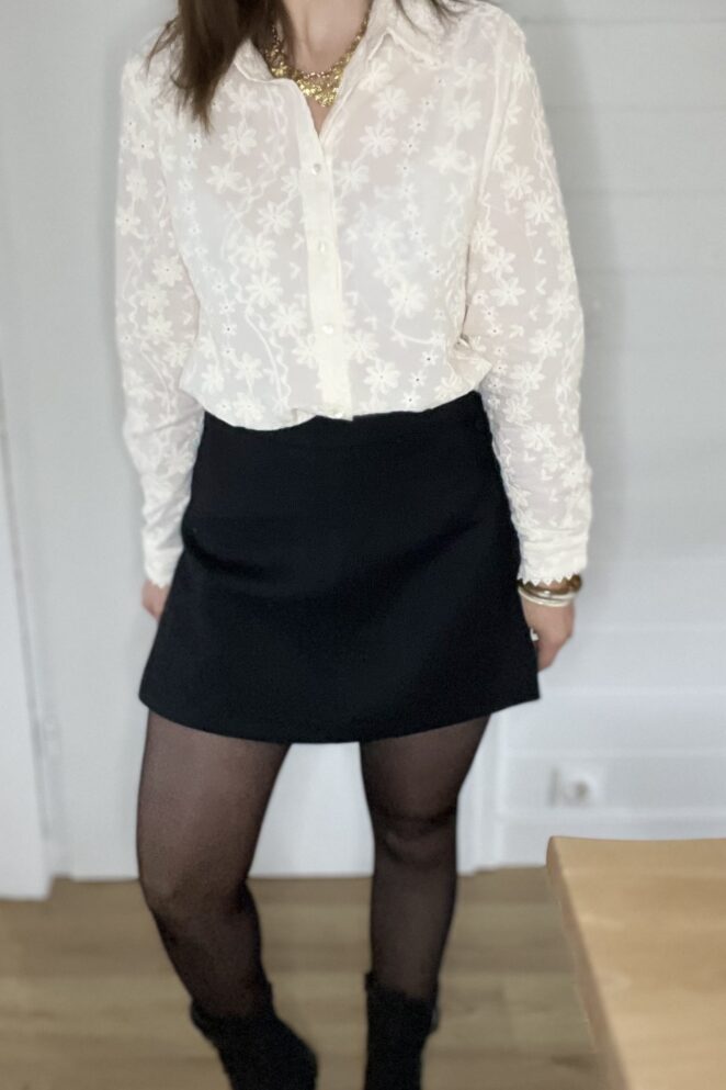 Chemisier Julie Ecru