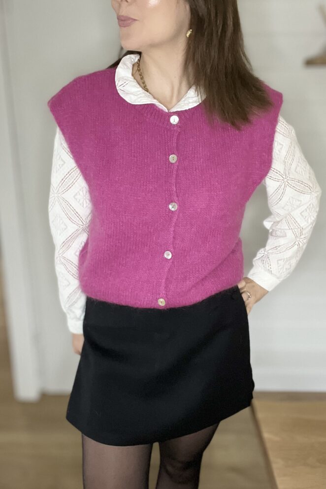 Gilet Martin Framboise