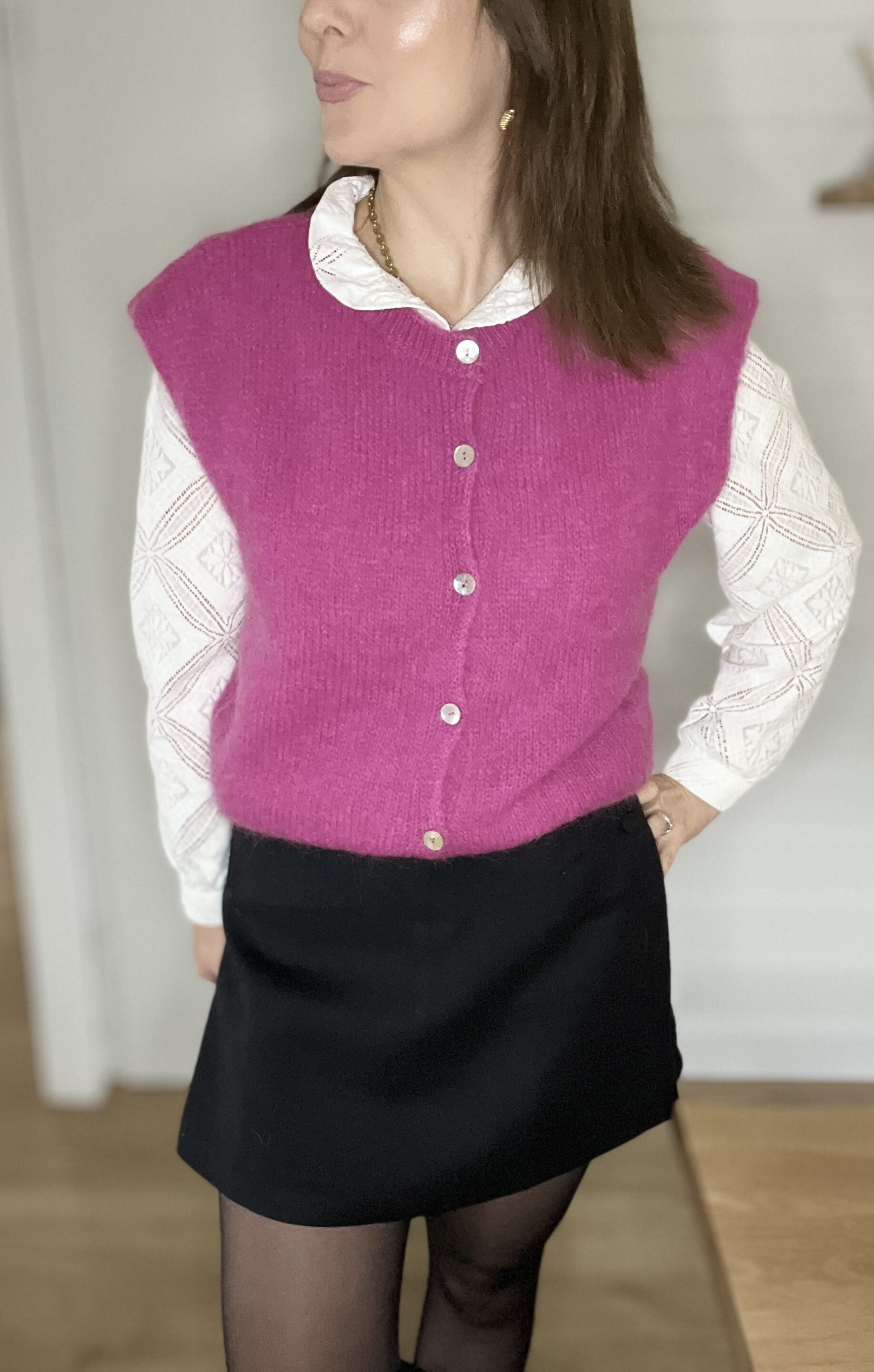 Gilet Martin Framboise