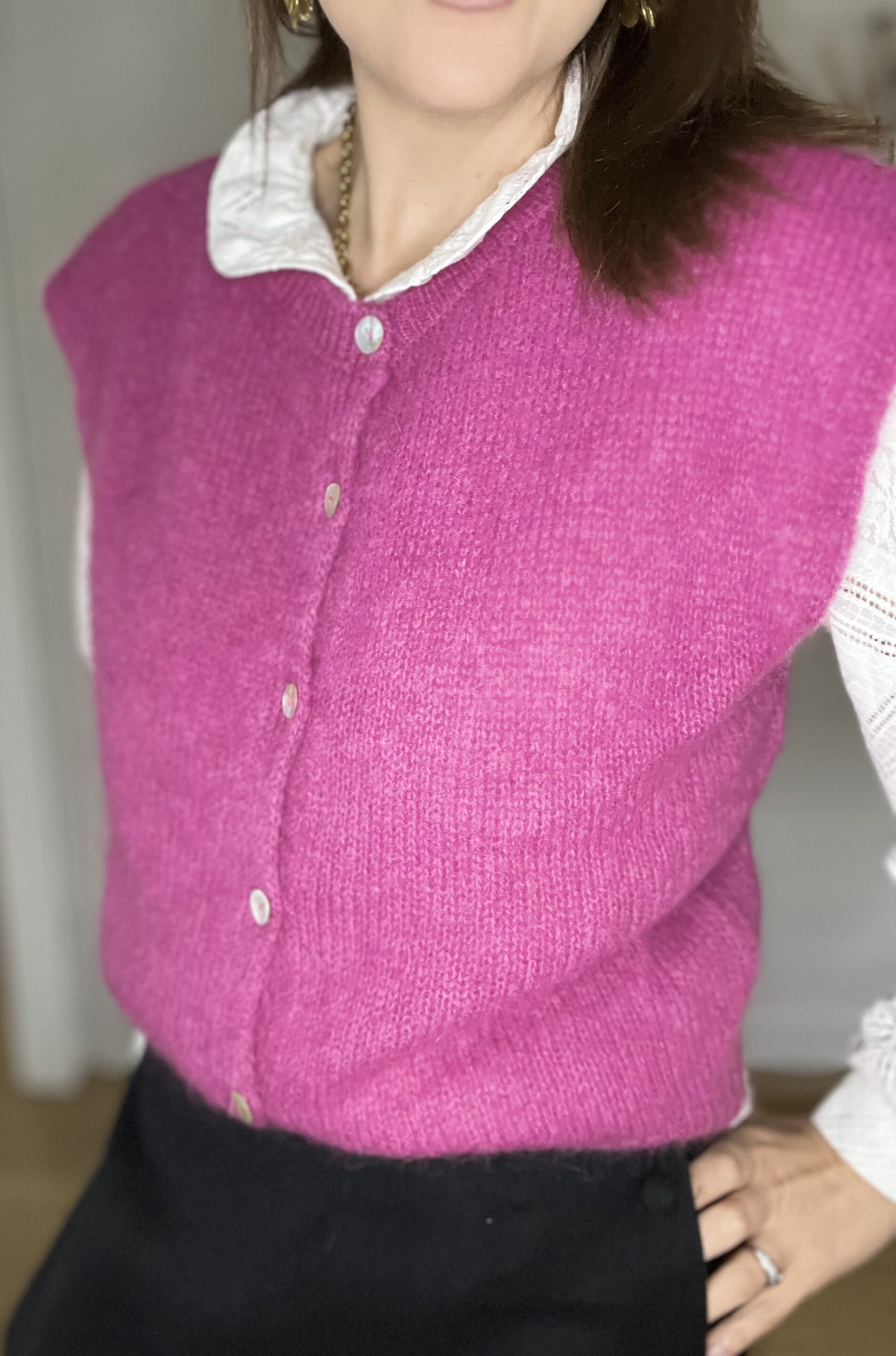 Gilet Martin Framboise – Image 3