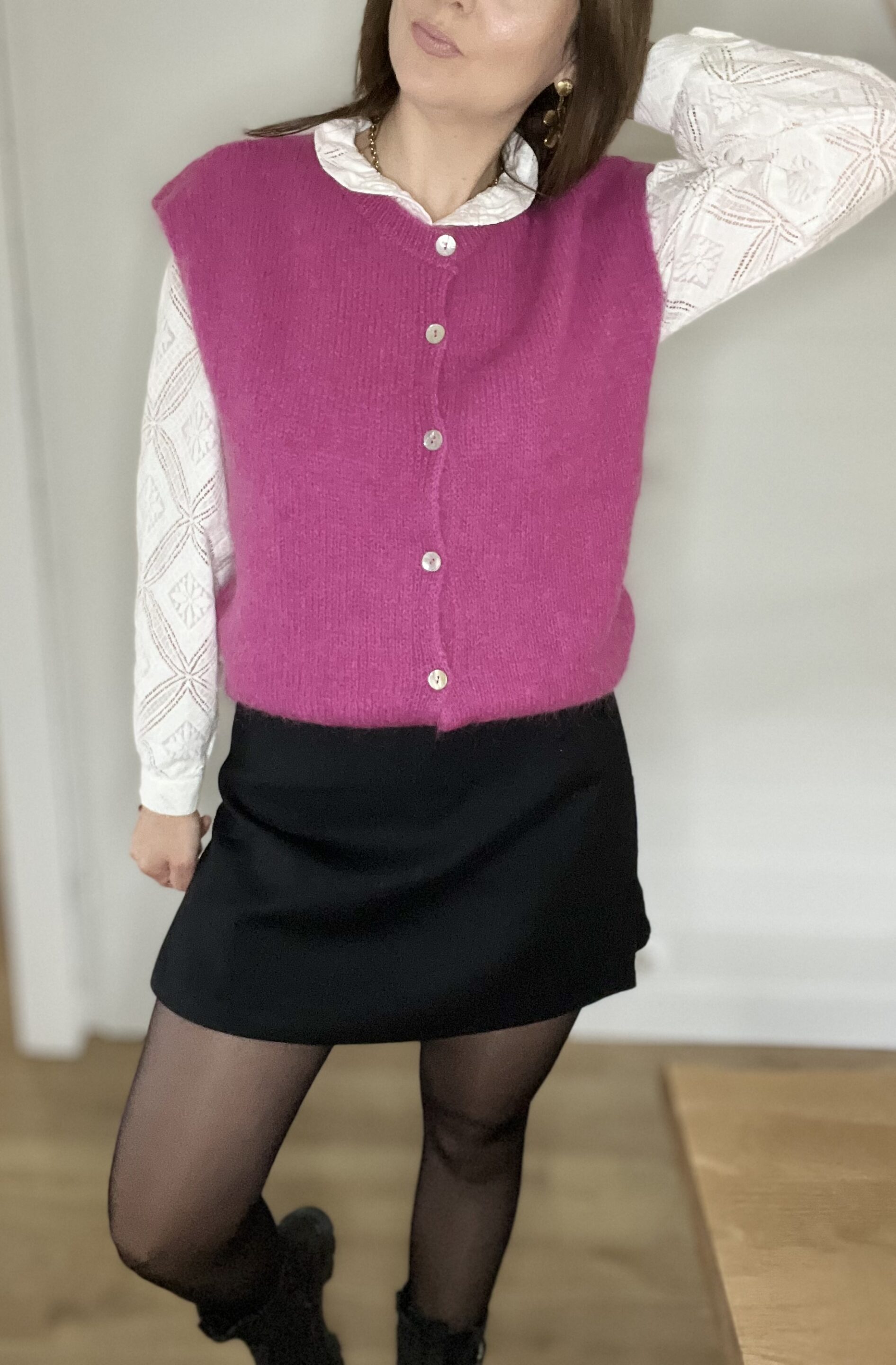 Gilet Martin Framboise – Image 2