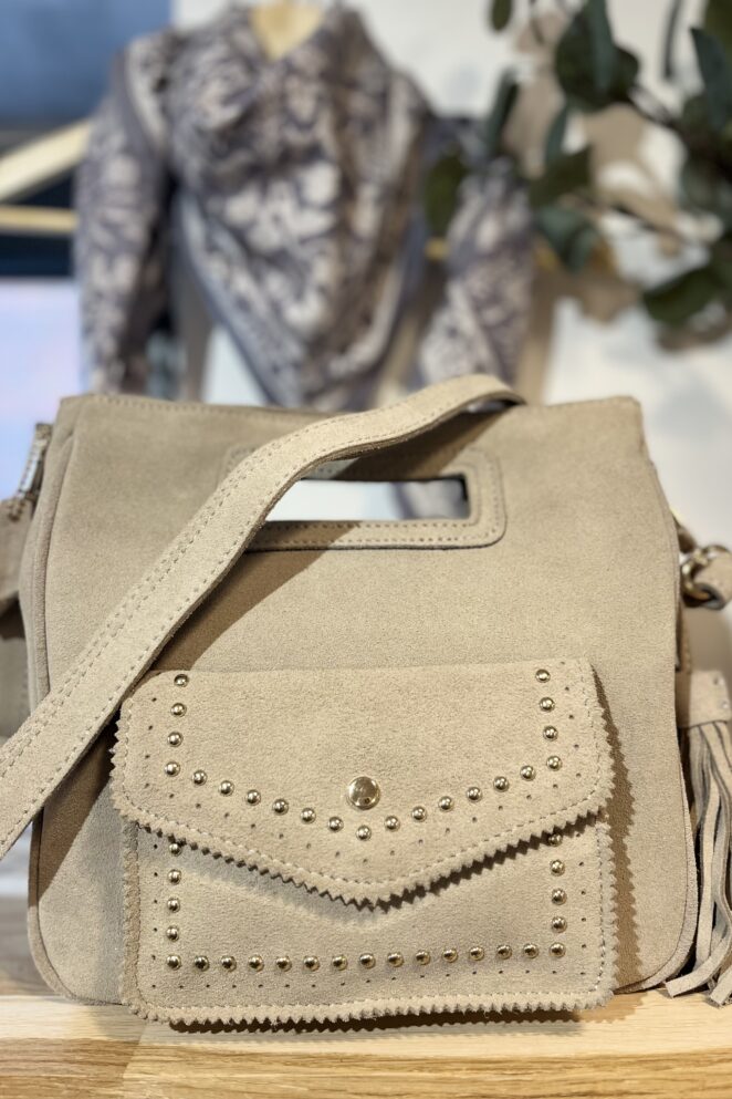 Sac Cuir Sacha Beige