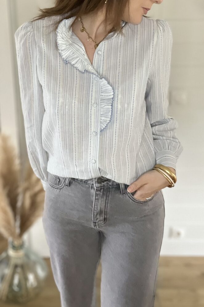 Chemise Wendy Bleu Rayures