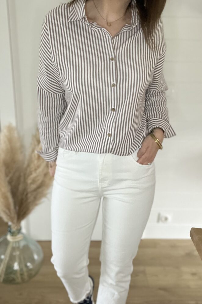 Chemise Sofia Marron