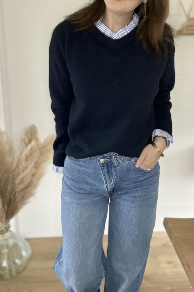 Pull Azur Marine/Ciel