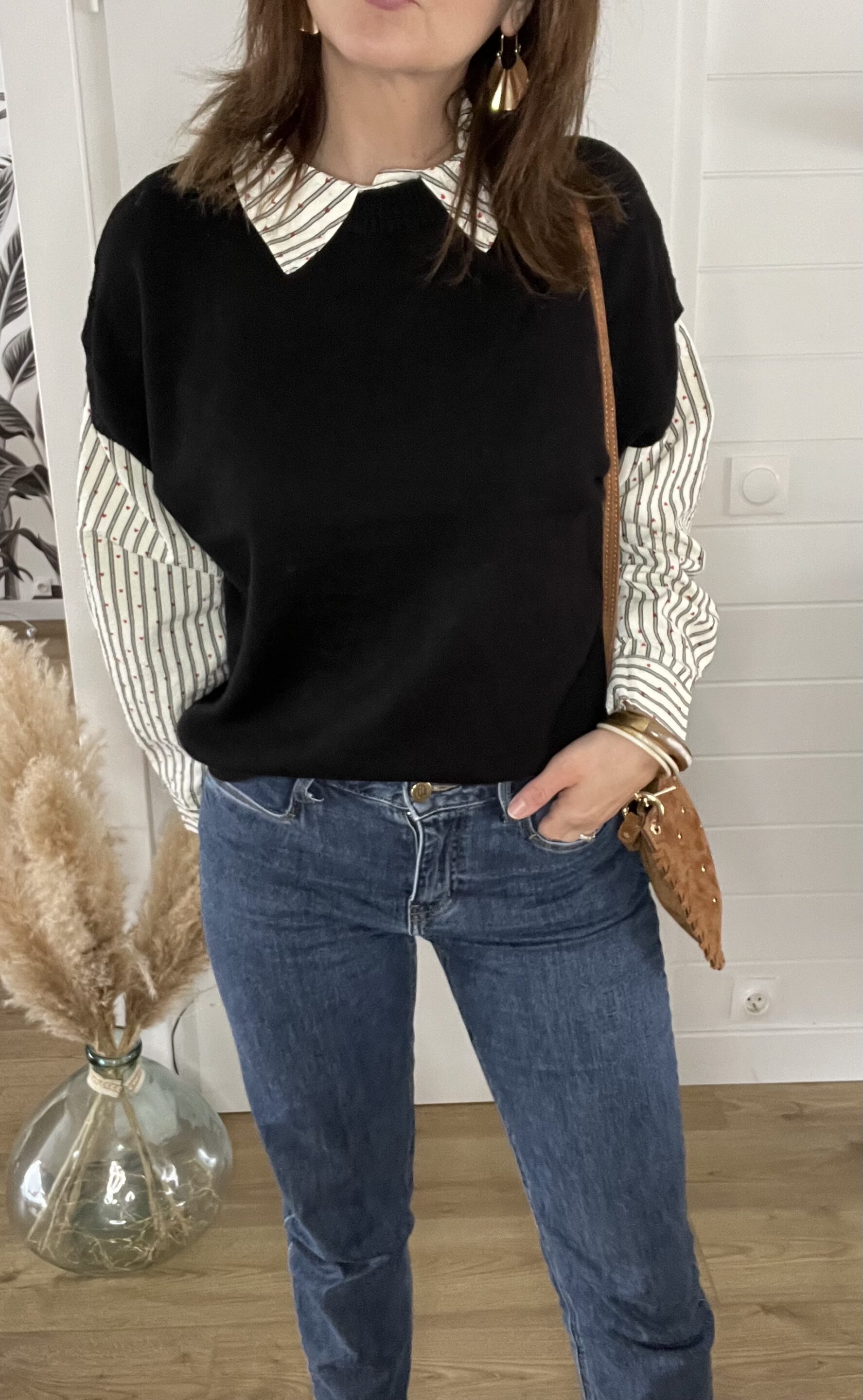 Pull 2en1 Gabriela Noir