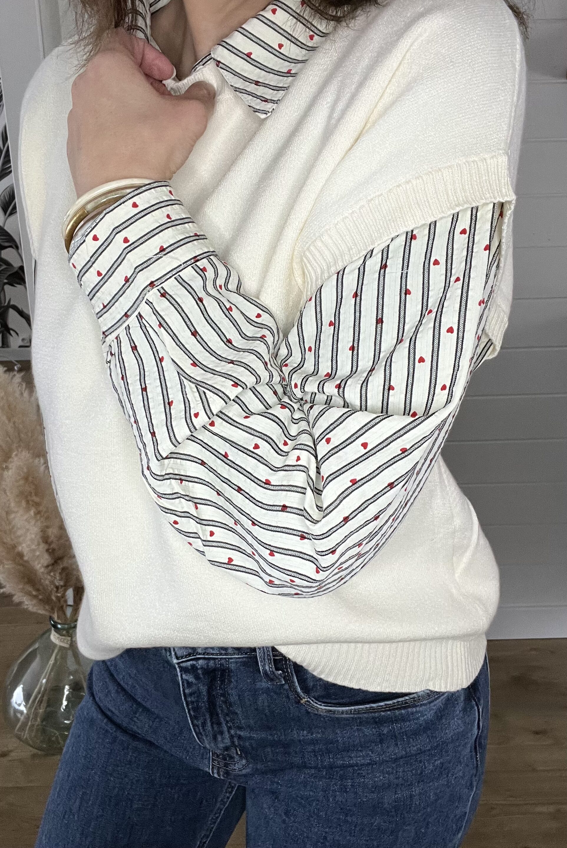 Pull 2en1 Gabriela Ecru – Image 2