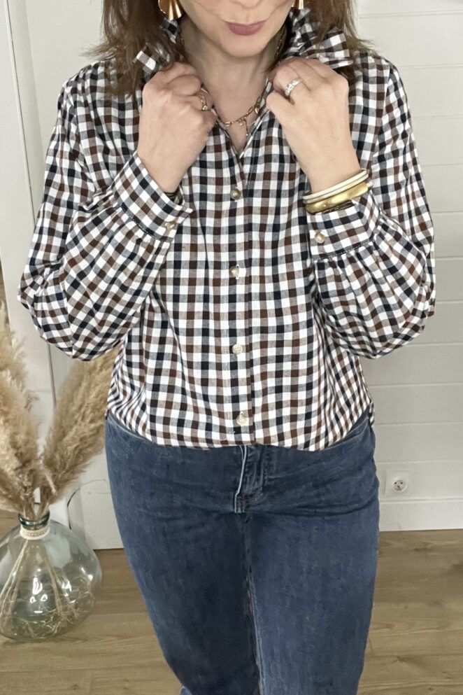 Chemisier César Marron