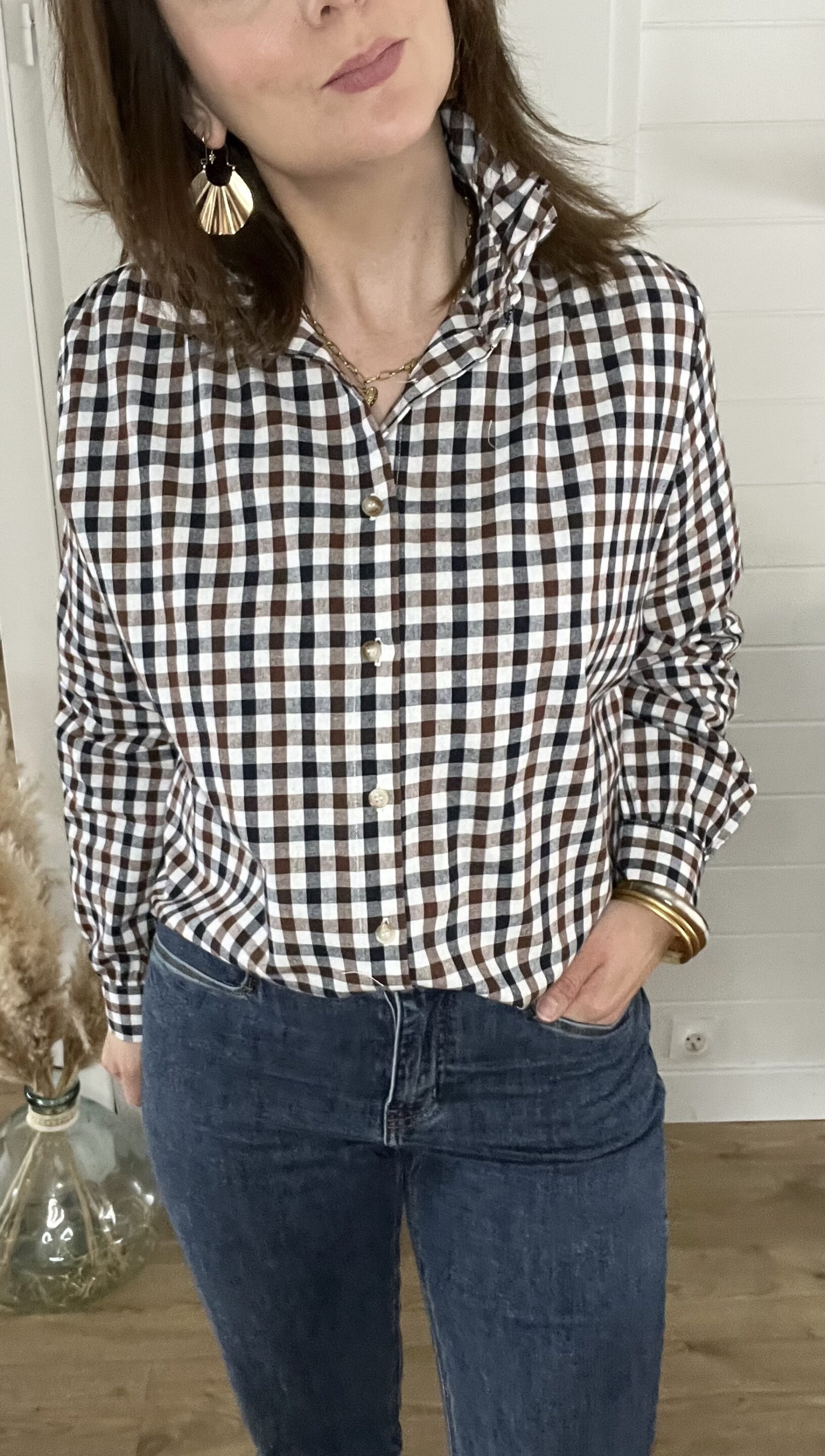 Chemisier César Marron – Image 3