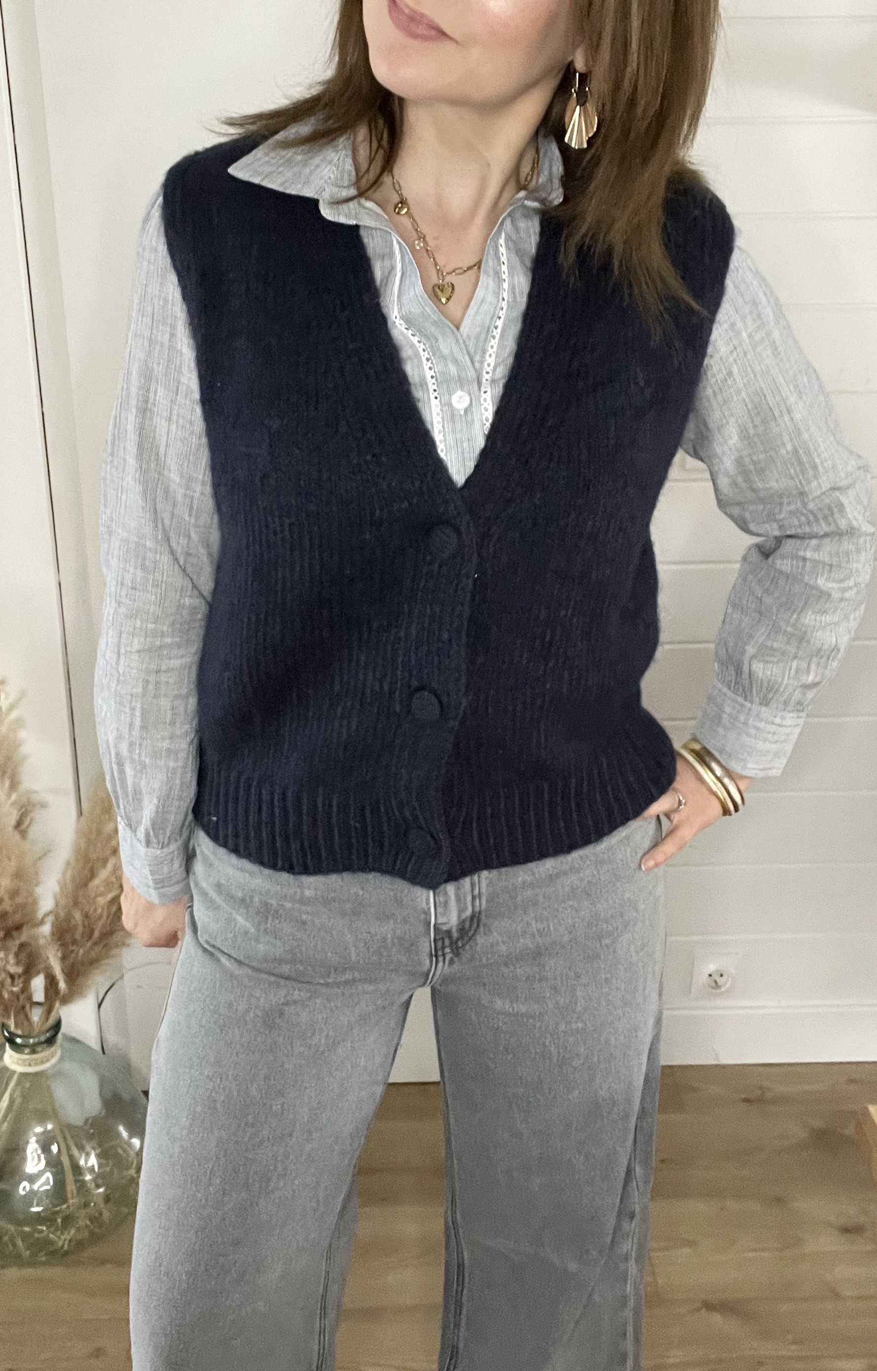 Gilet Ruben Marine – Image 2