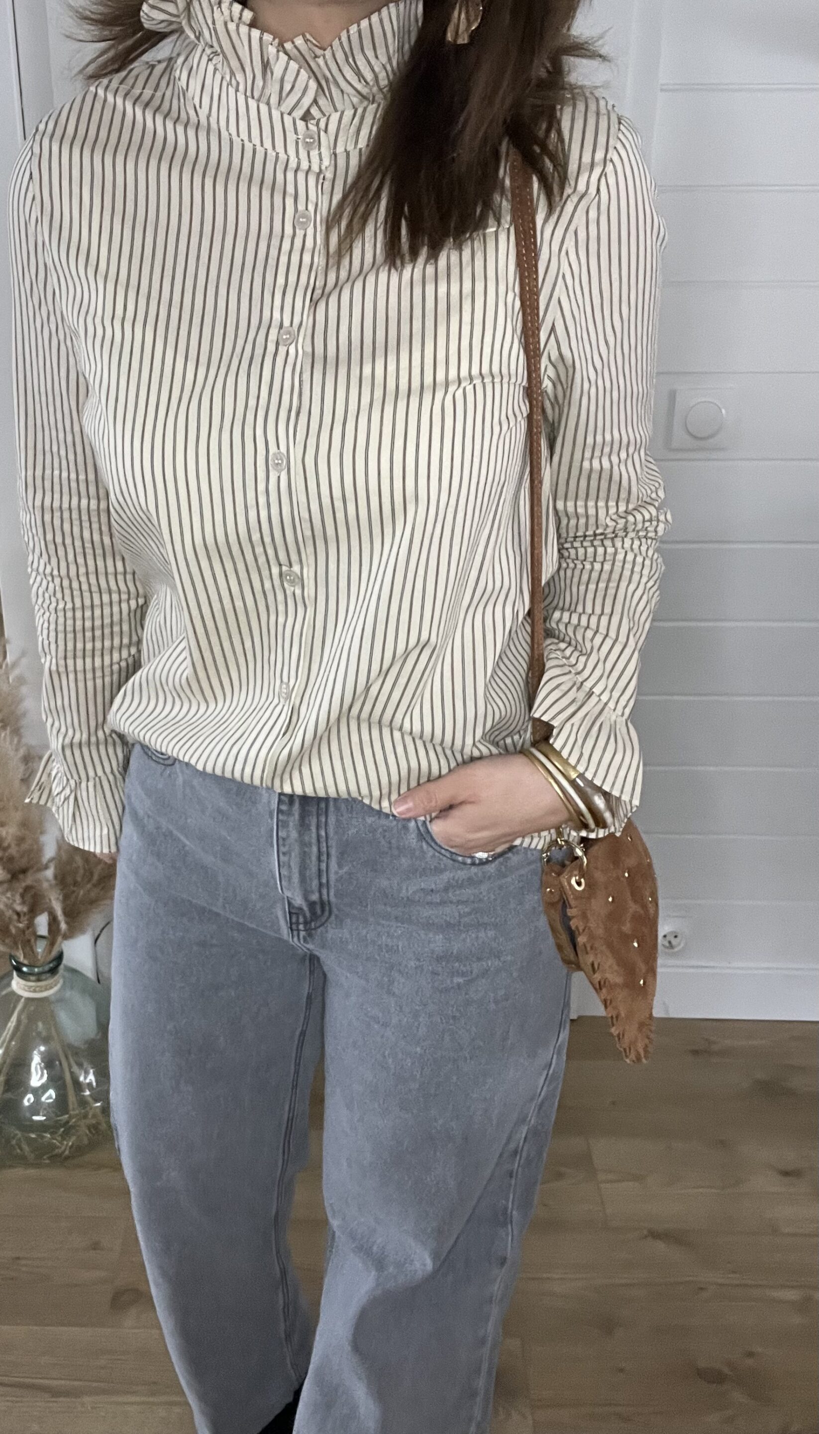 Chemisier Oscar beige – Image 2