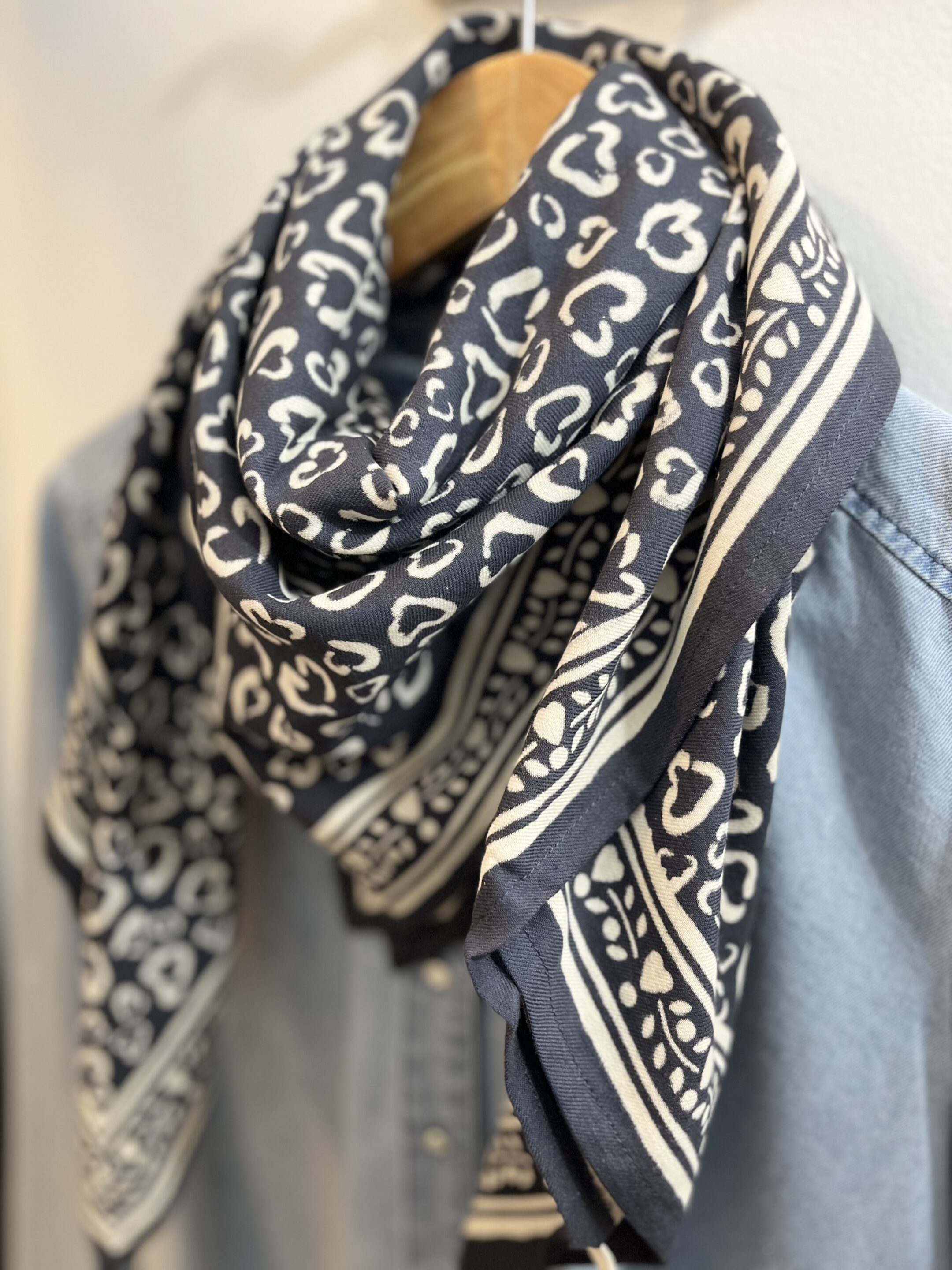 Foulard Léo Gris