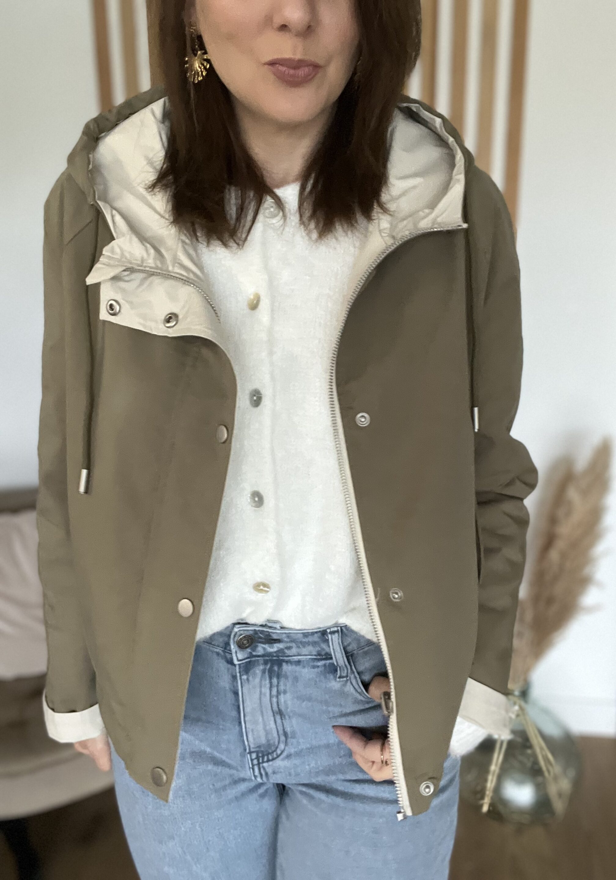 Parka Alexia Kaki/Beige – Image 7