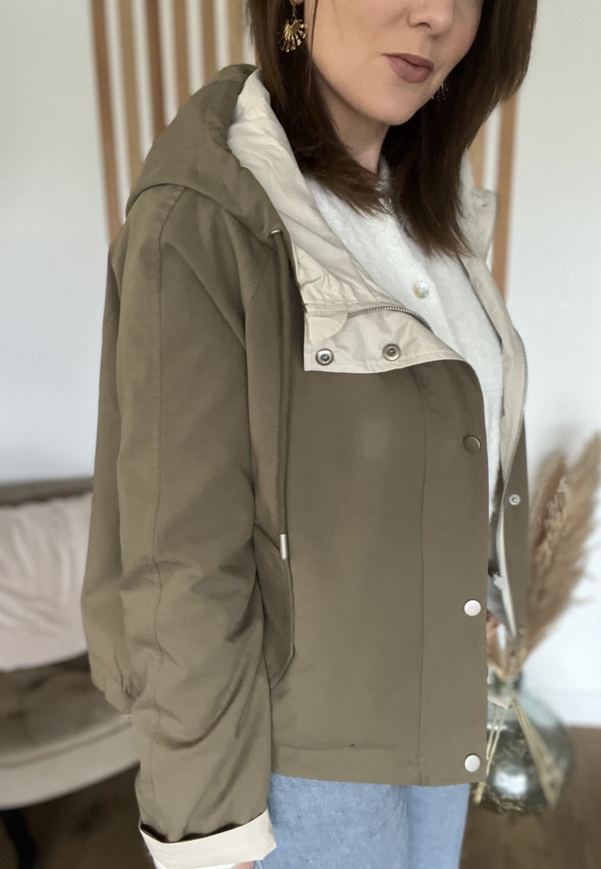 Parka Alexia Kaki/Beige – Image 2