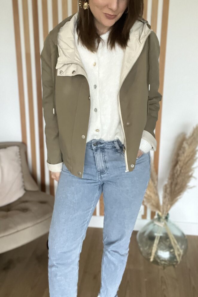 Parka Alexia Kaki/Beige