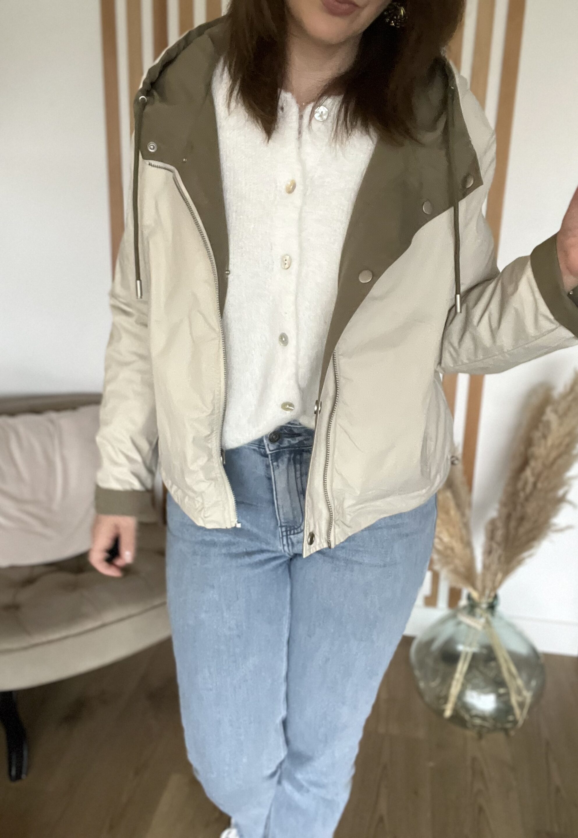 Parka Alexia Kaki/Beige – Image 5