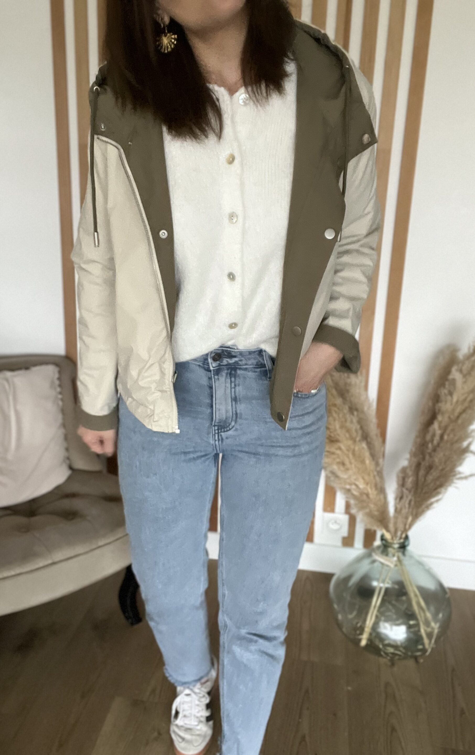 Parka Alexia Kaki/Beige – Image 6