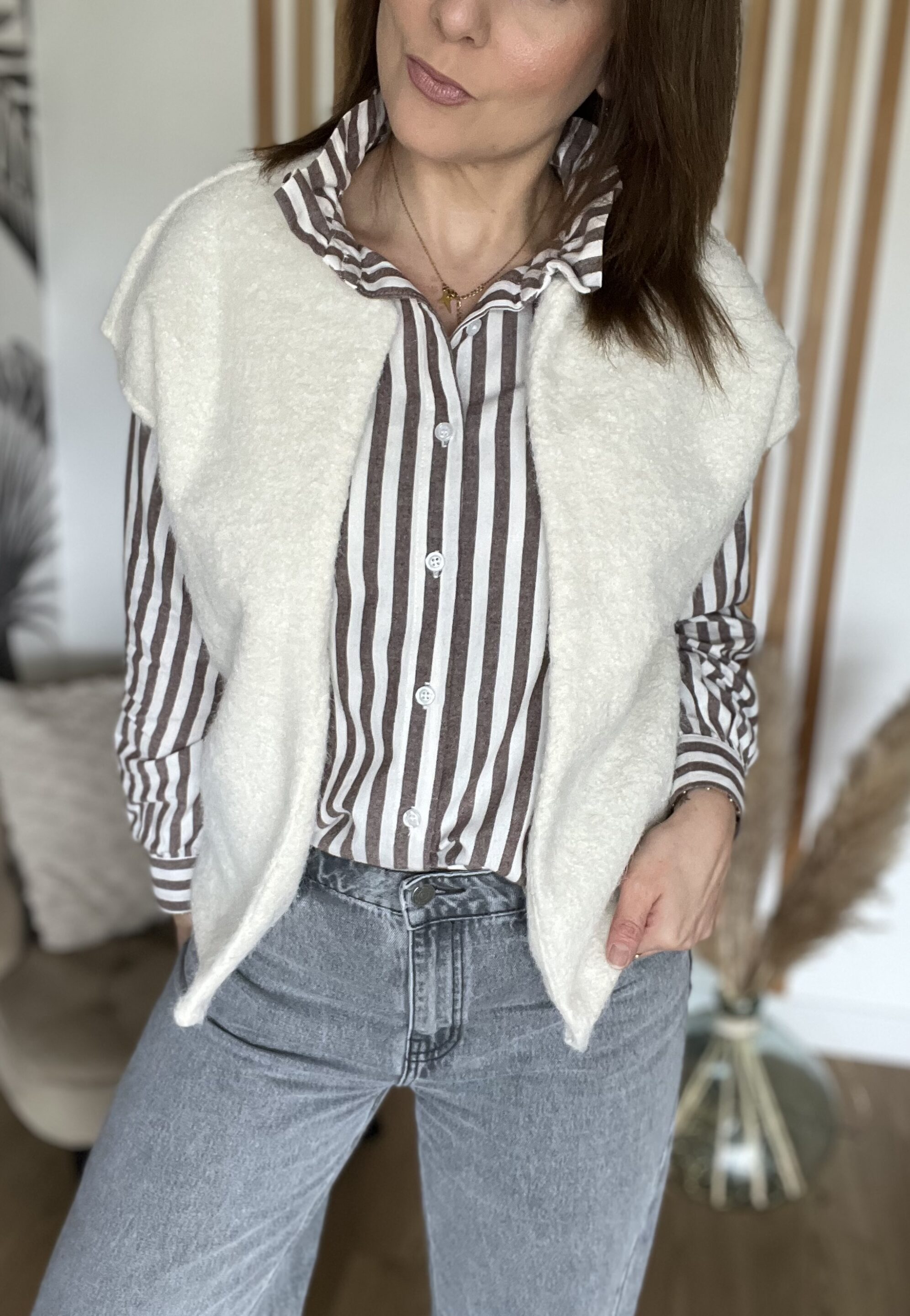 Gilet Nora Ecru – Image 2