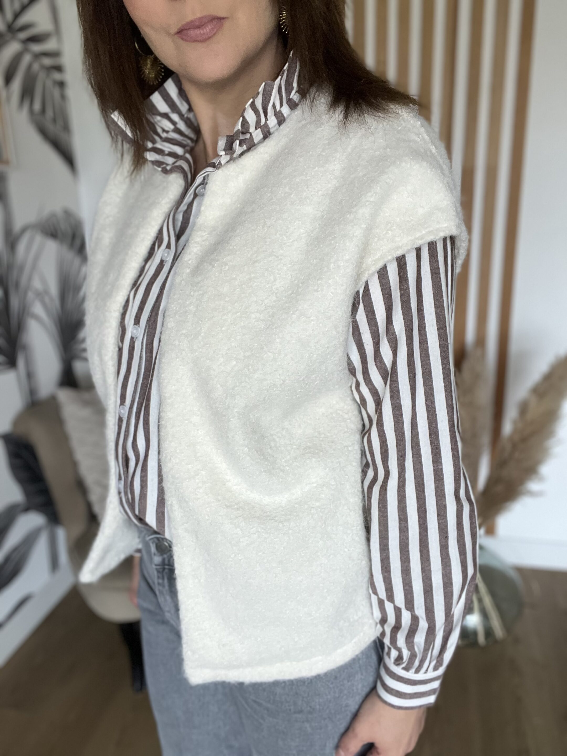 Gilet Nora Ecru – Image 3