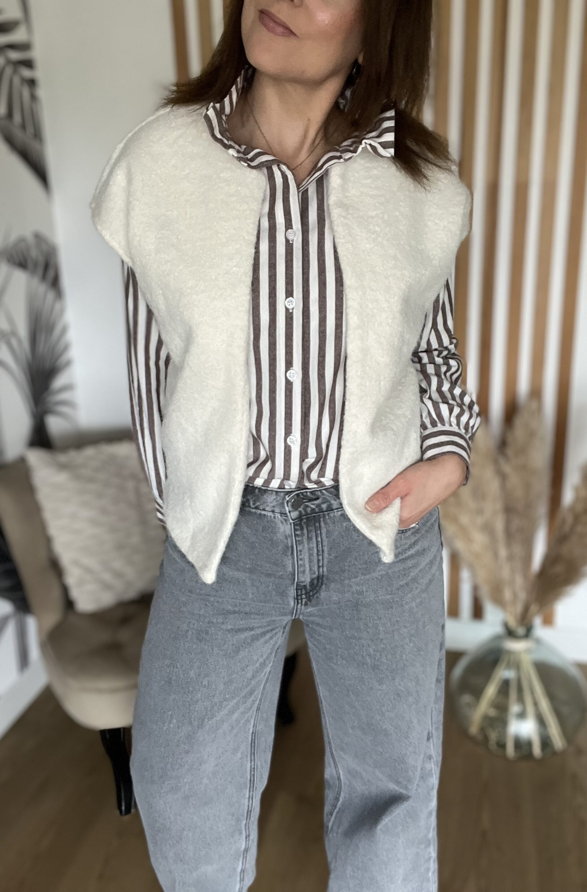 Gilet Nora Ecru – Image 4