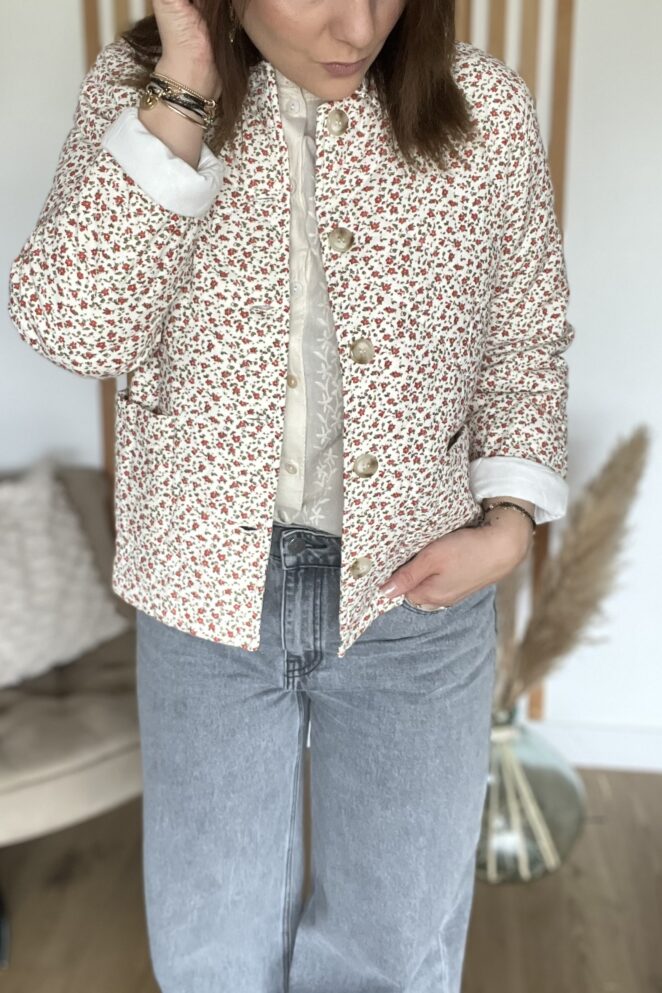 Veste Maxine Kaki/Rose