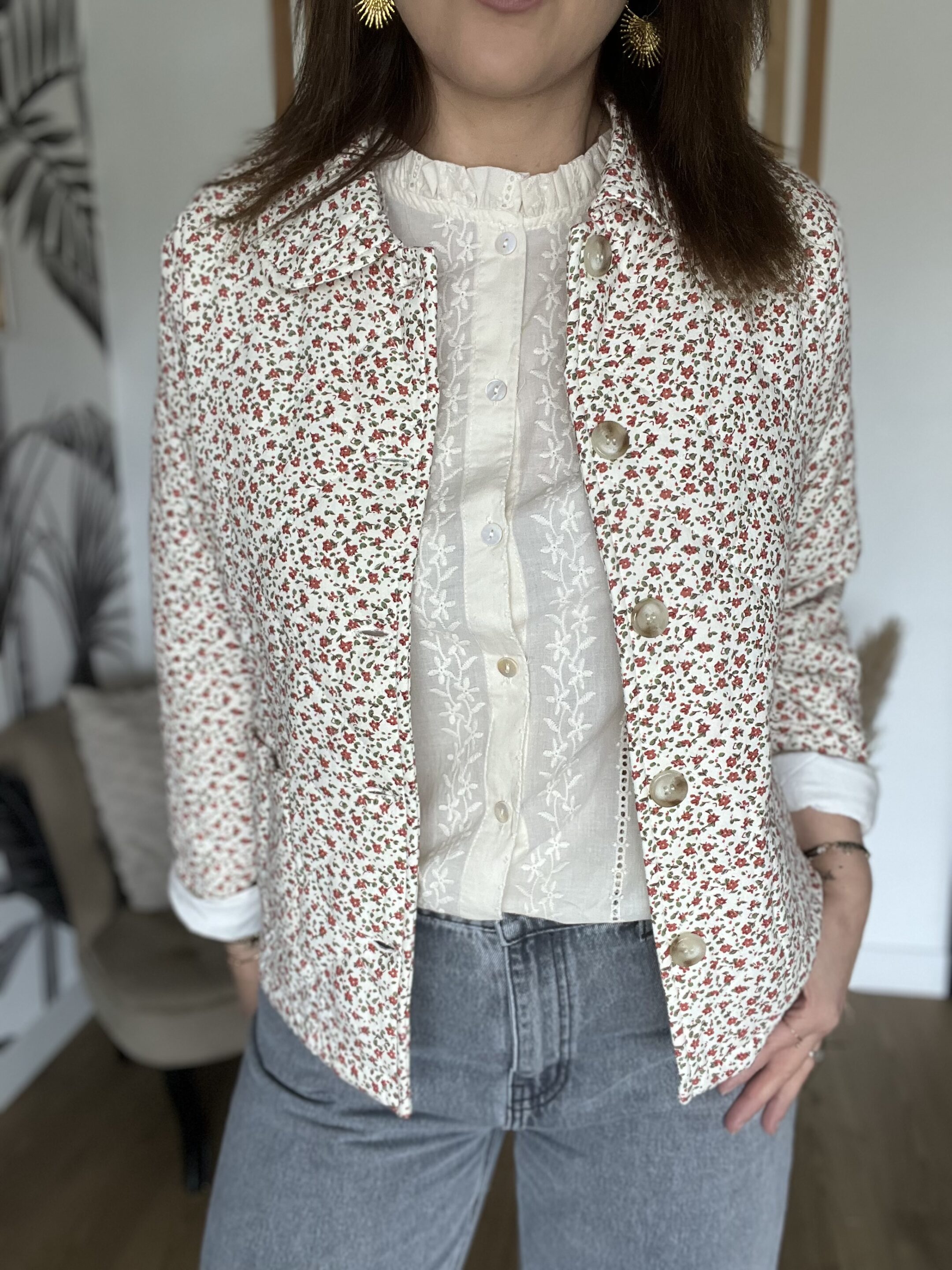 Veste Maxine Kaki/Rose – Image 3