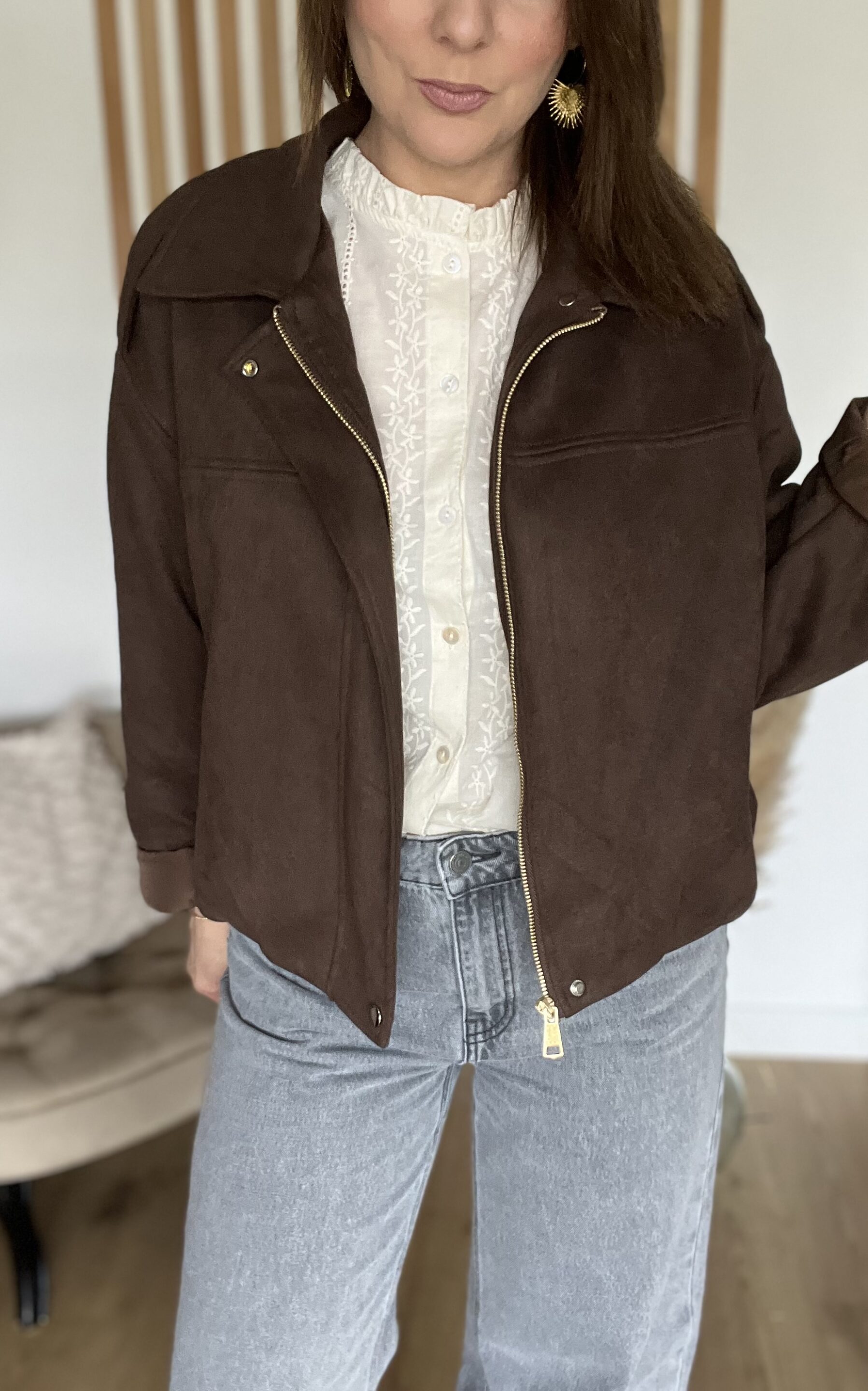 Veste Chloé Chocolat – Image 3