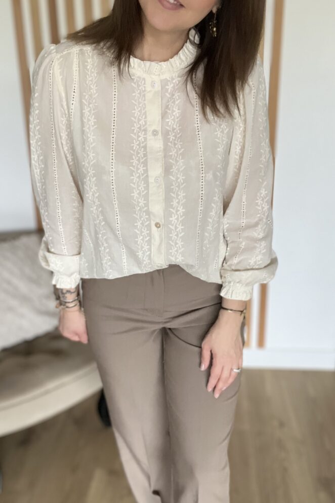 Chemisier Lila Beige