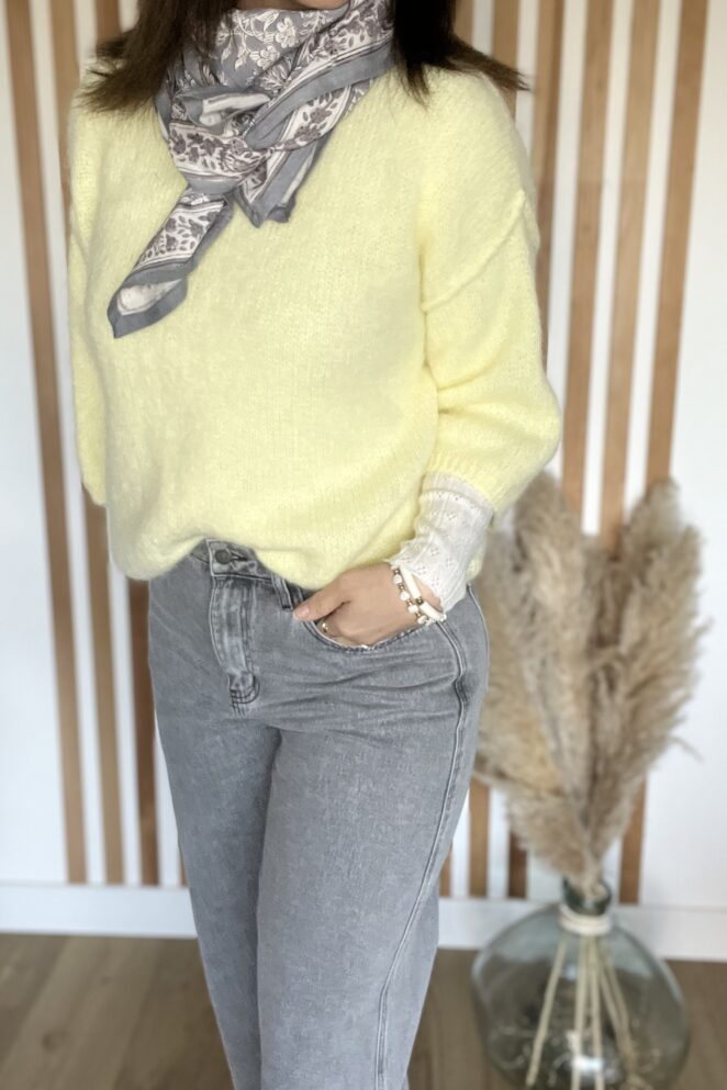 Pull Ava Jaune