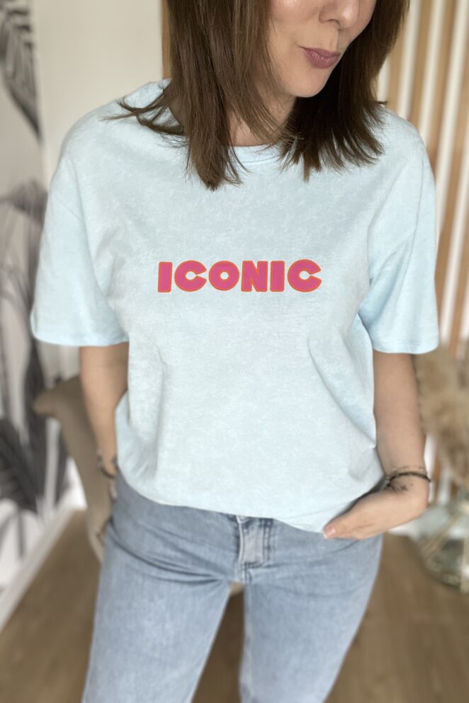 Tee Shirt Iconic Bleu