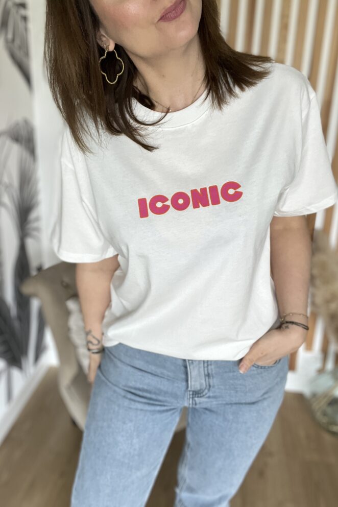 Tee Shirt Iconic Blanc