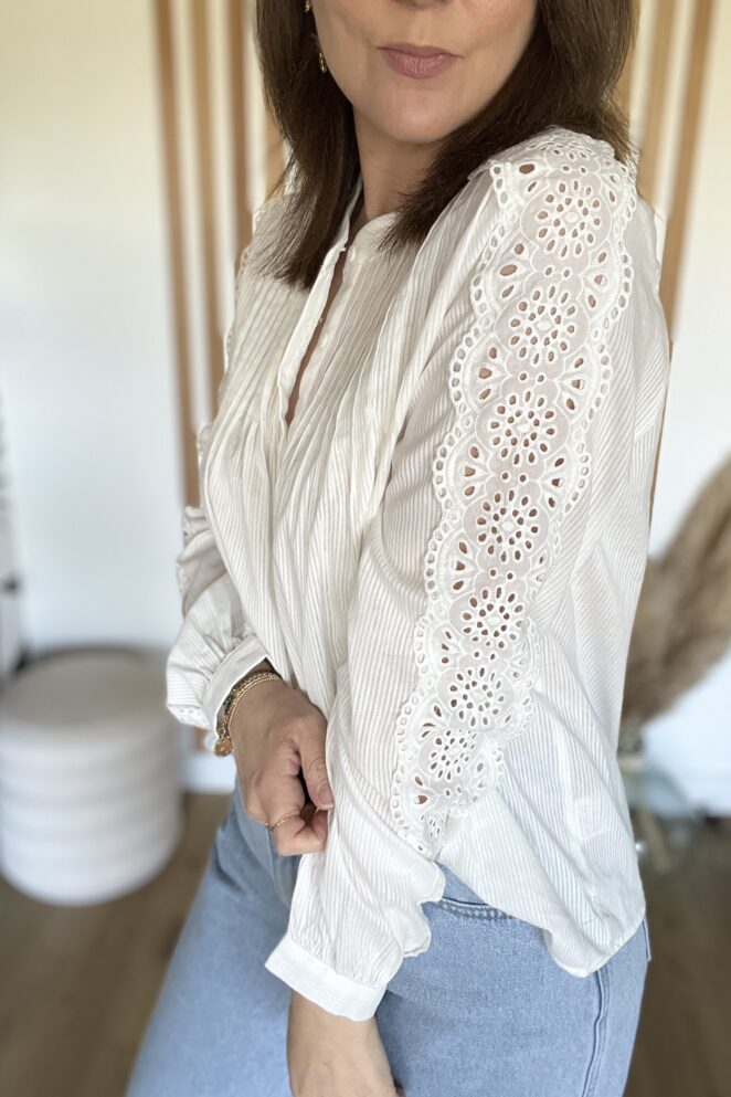 Chemisier Flavie Blanc