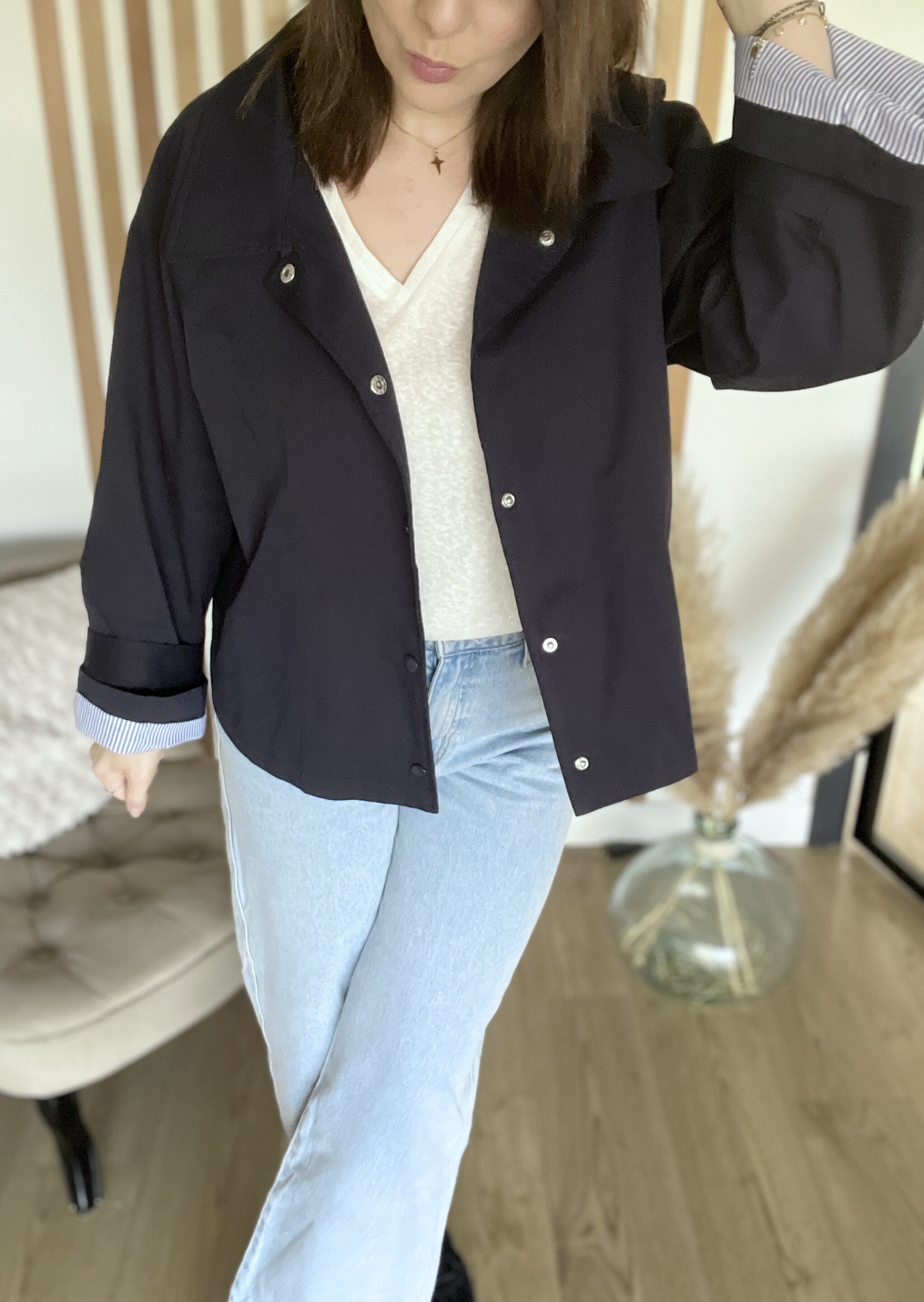 Veste Eléa Marine – Image 5