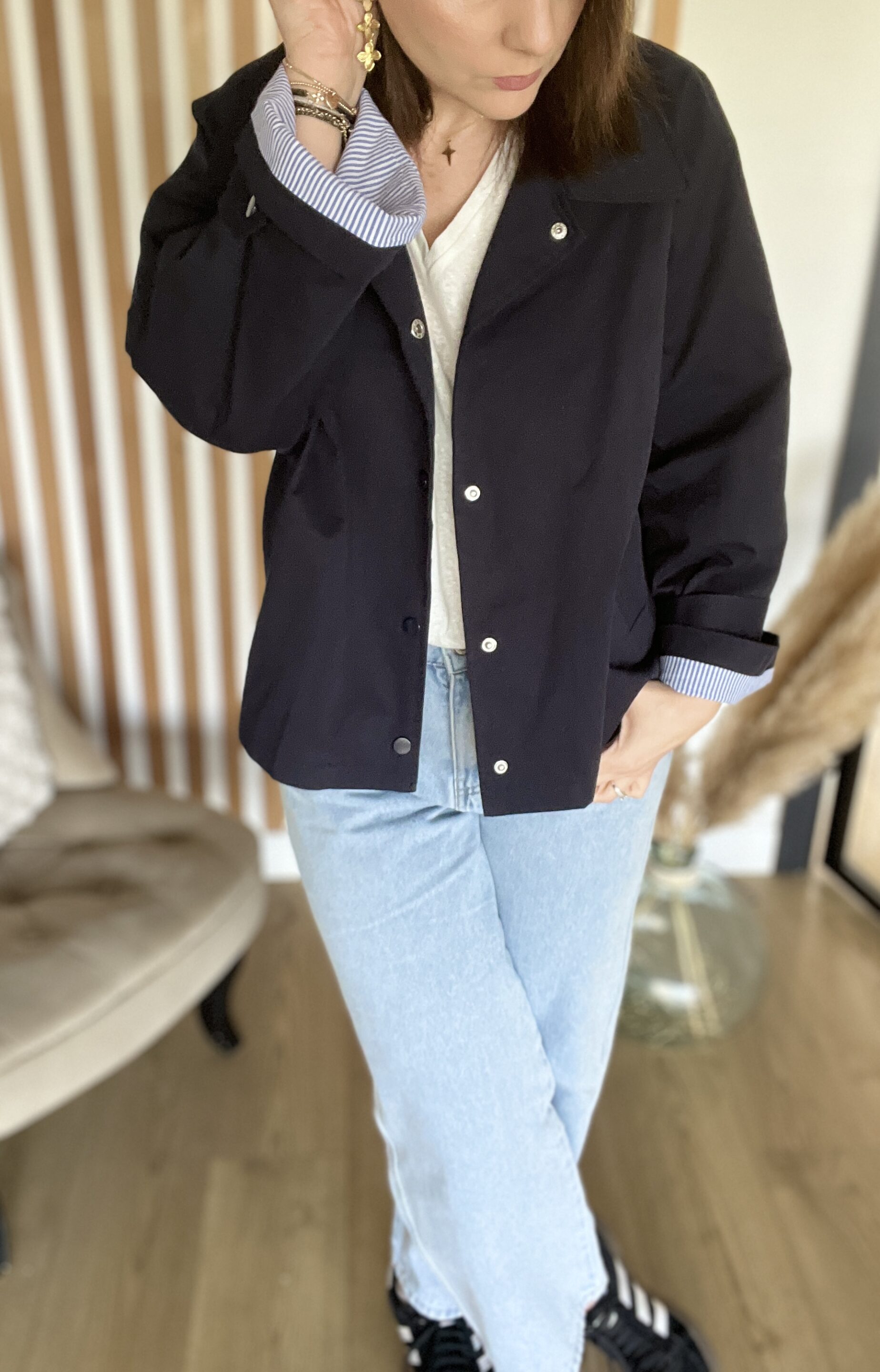 Veste Eléa Marine – Image 2