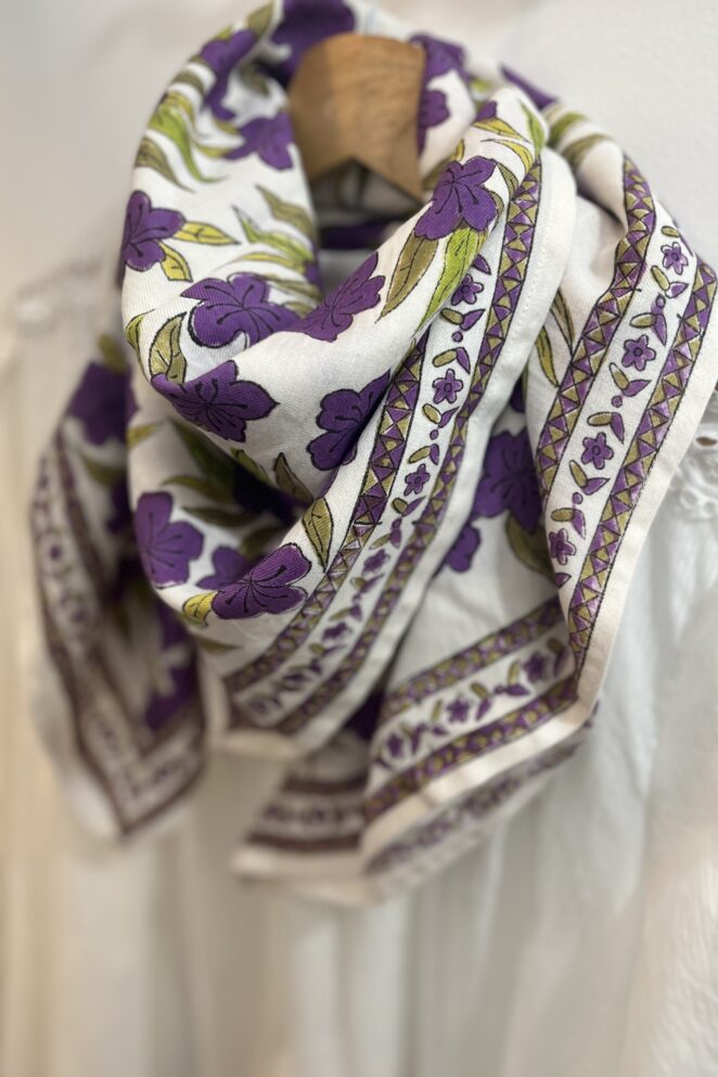 Foulard Jaipur Lavande