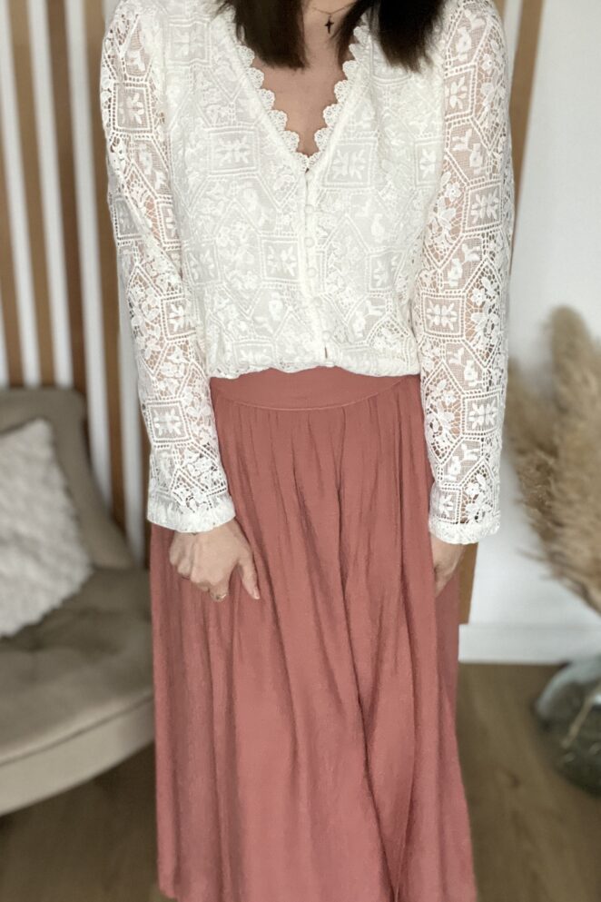 Jupe Maya Bois de Rose