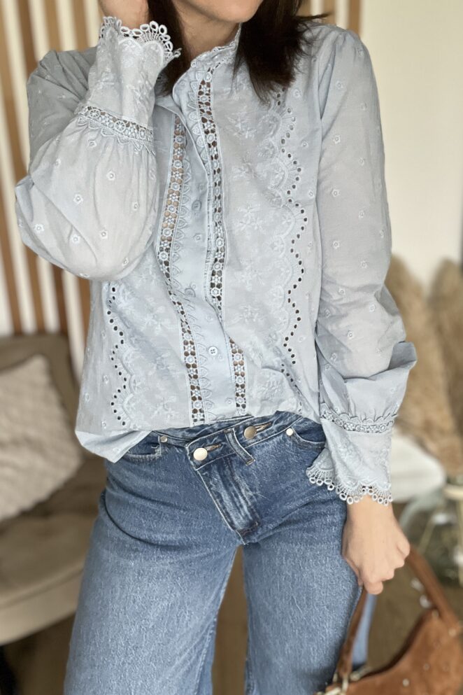 Chemisier Clara Bleu