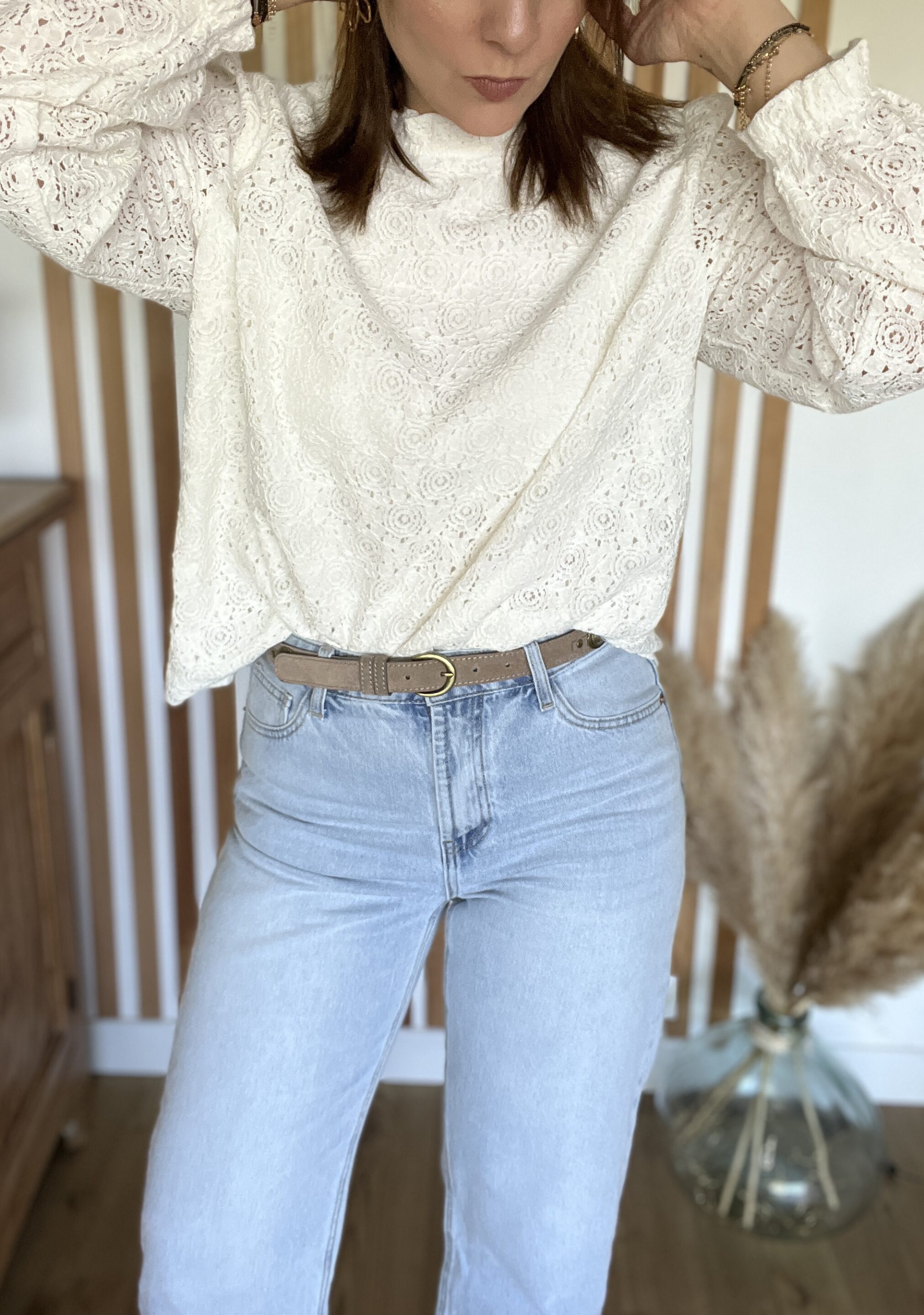 Blouse Mila Ecru – Image 3