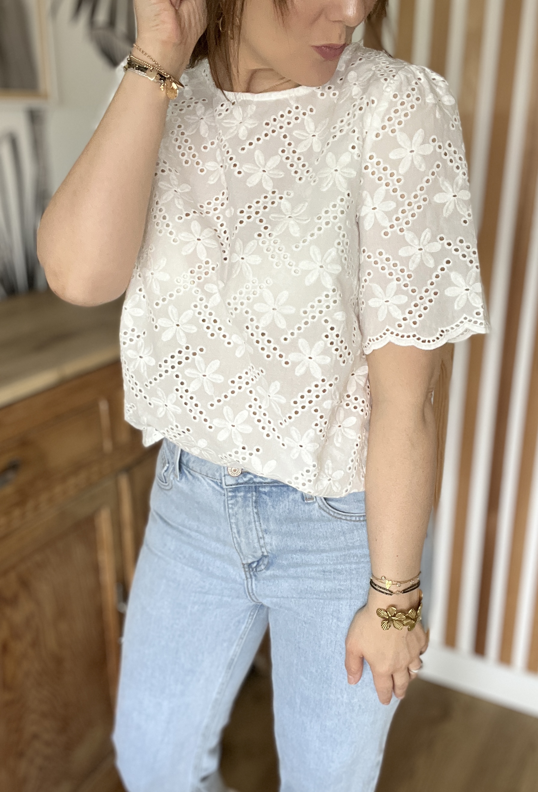 Blouse Amélia Blanc – Image 2
