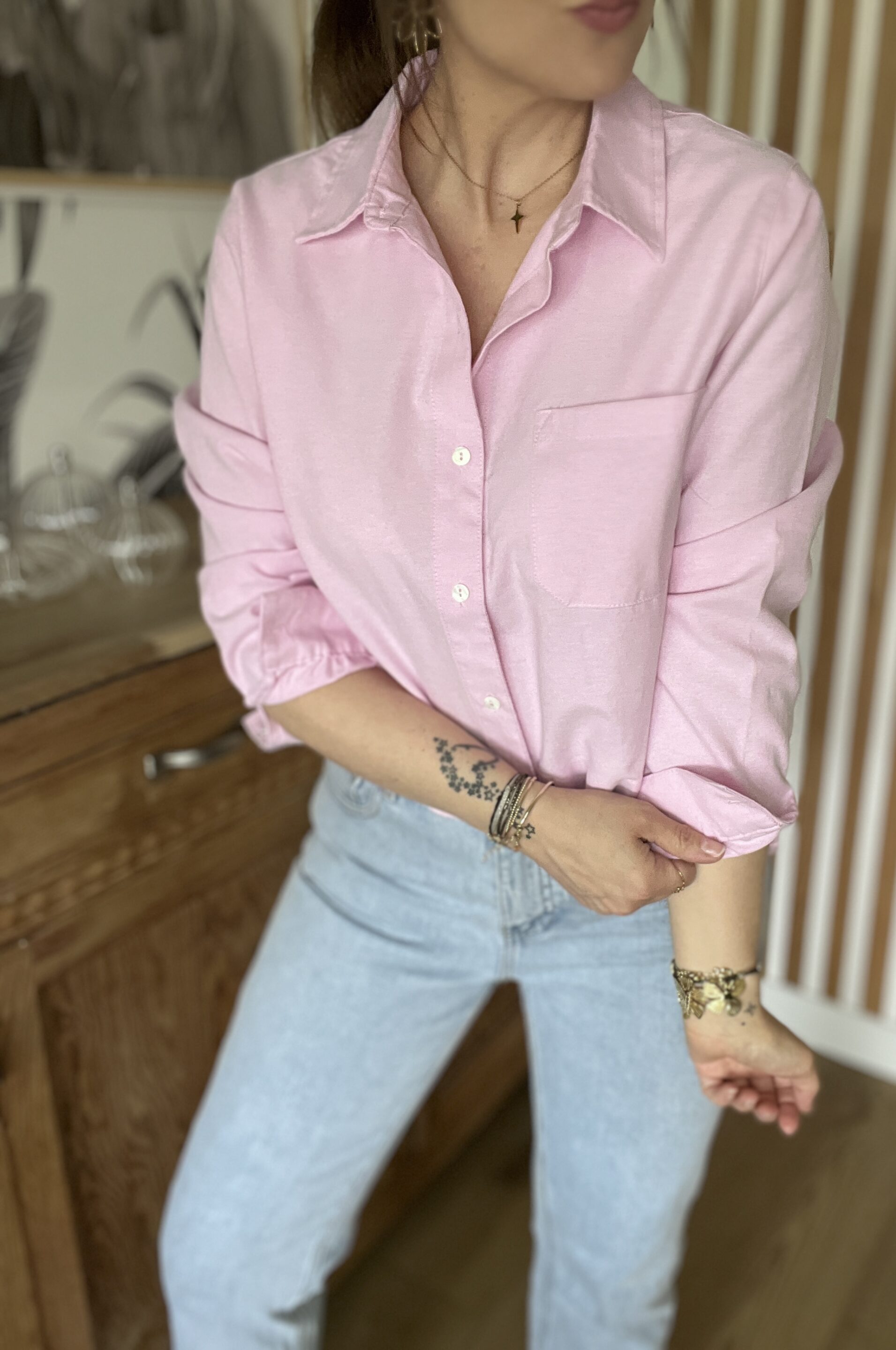 Chemise Cléa Rose – Image 2