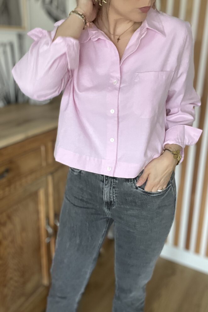 Chemise Cléa Rose