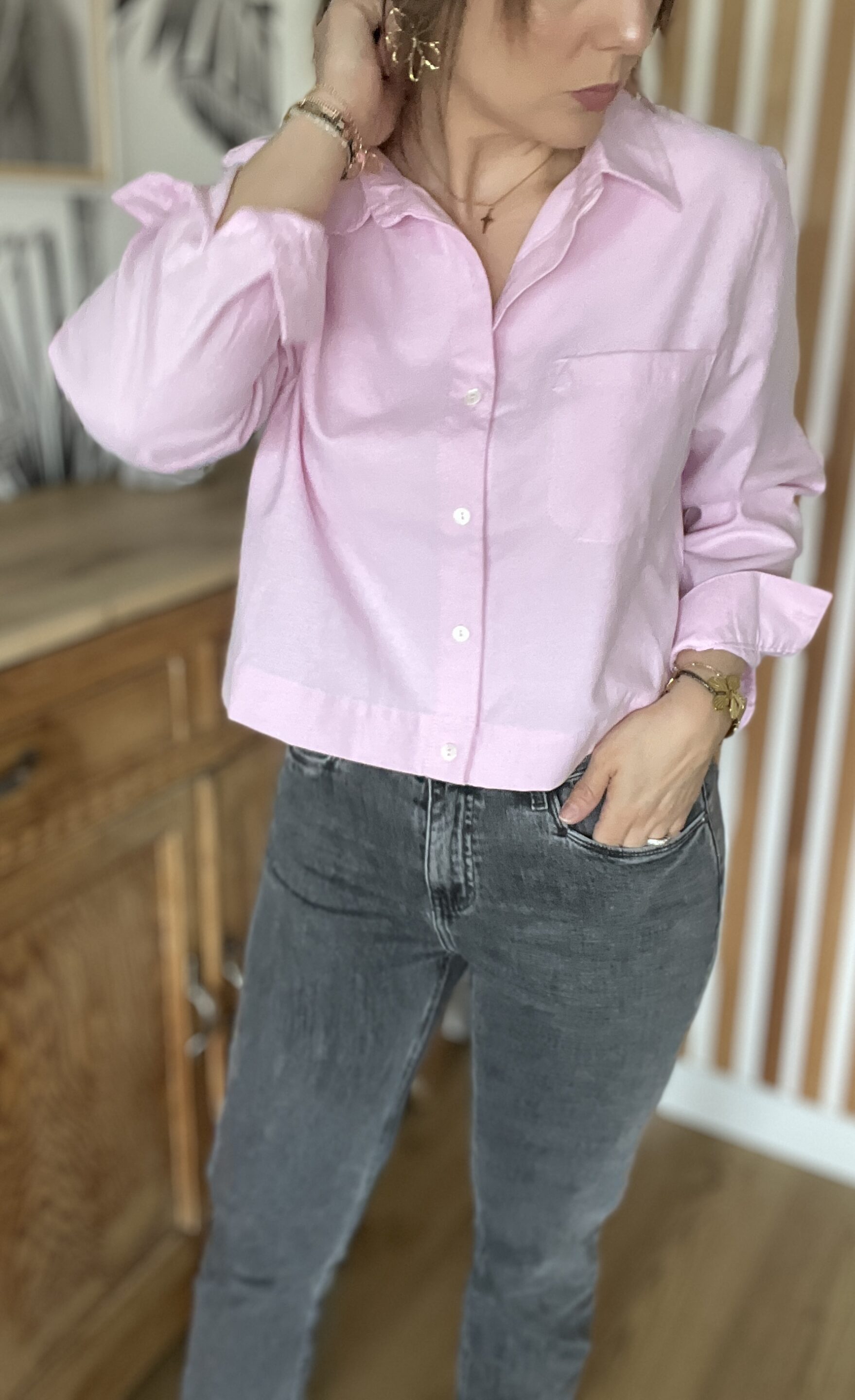 Chemise Cléa Rose