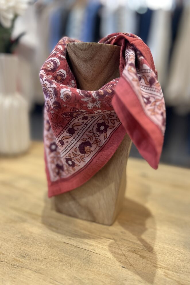 Foulard Kid Garda Framboise