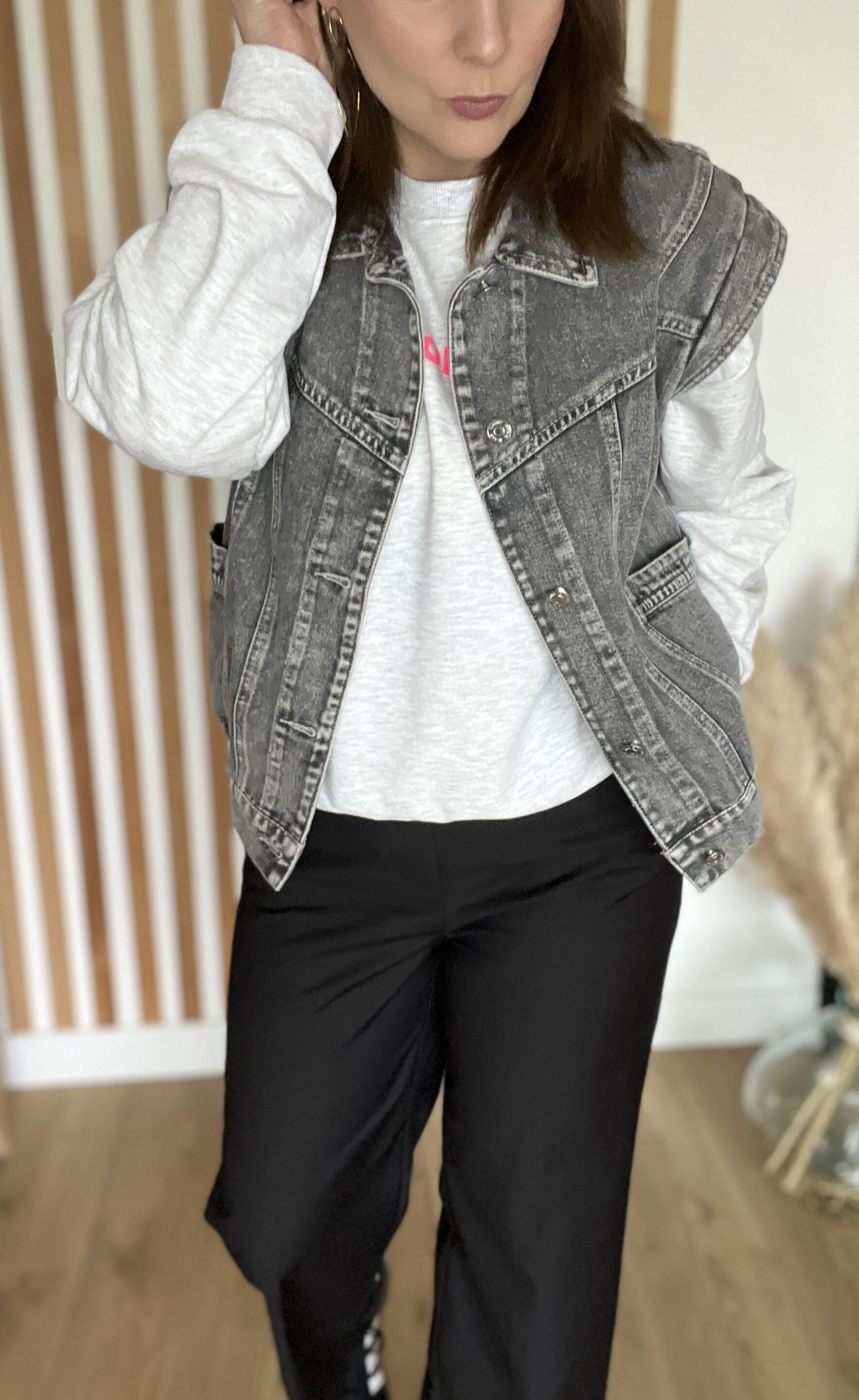 Veste Ofélia Denim Gris – Image 3