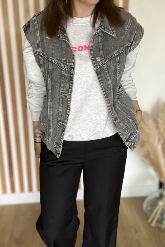 Veste Ofélia Denim Gris