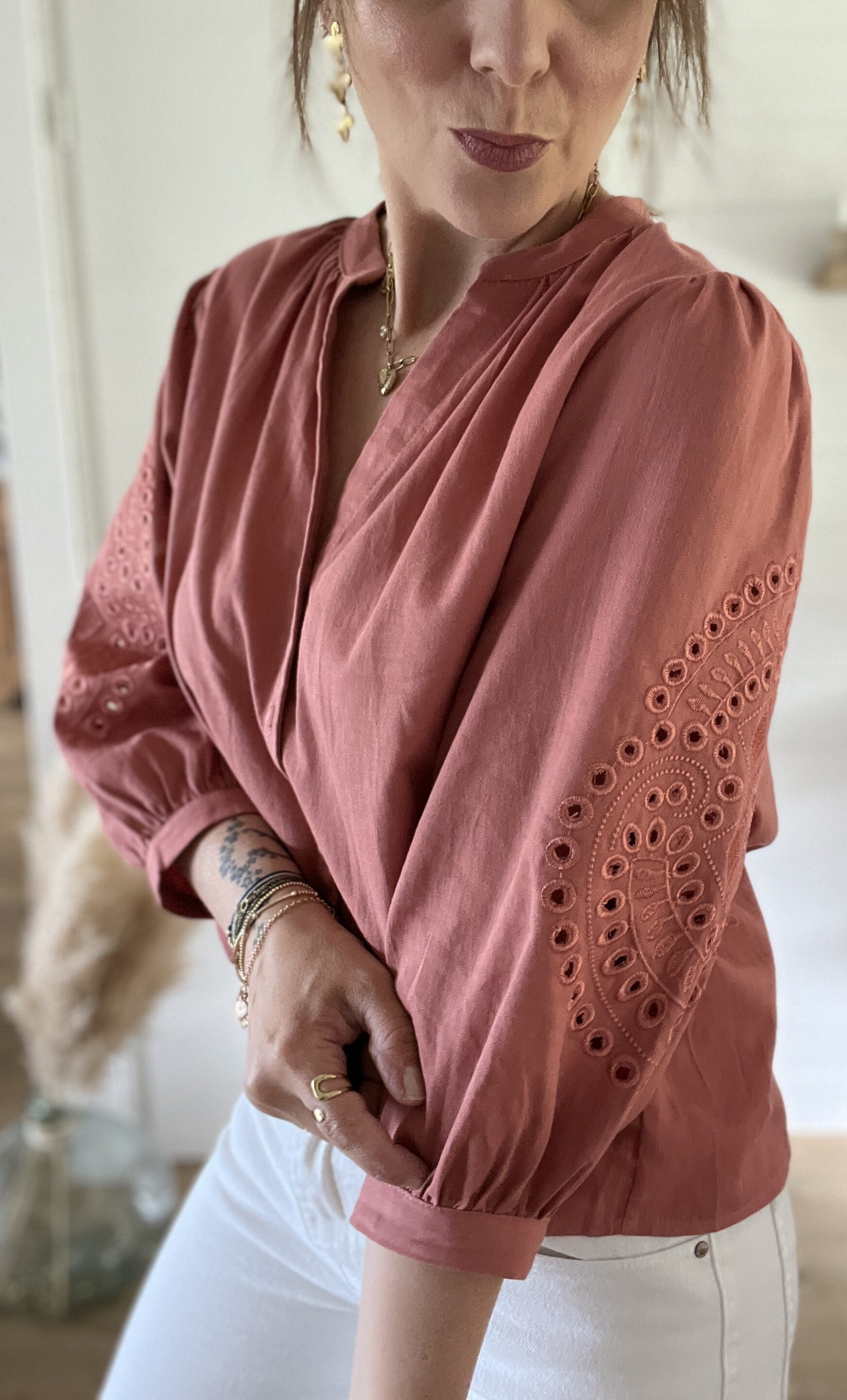 Blouse Maxine Rose Des Bois – Image 4