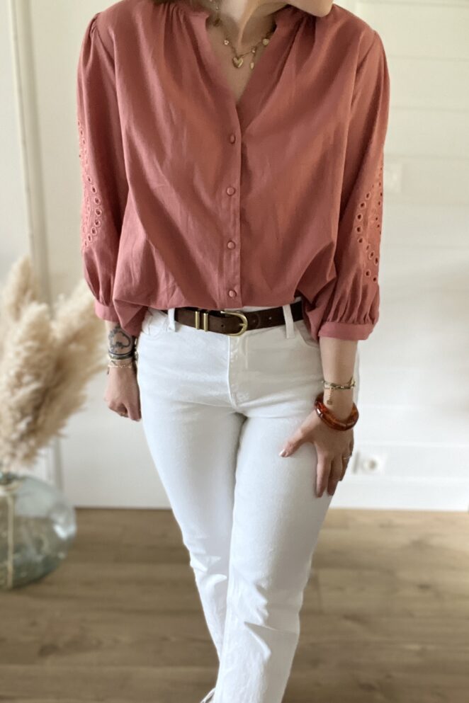 Blouse Maxine Rose Des Bois