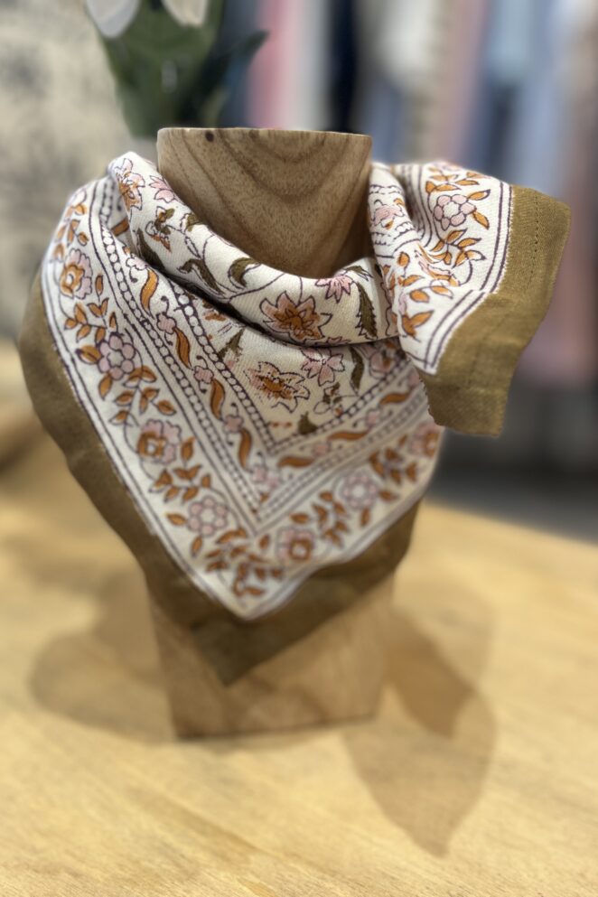 Foulard Kid Edel Ambre